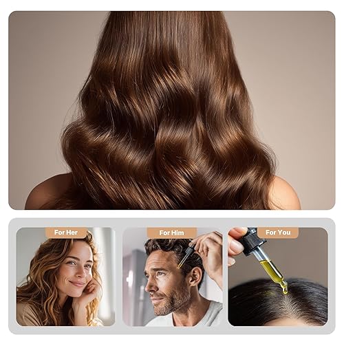 Miniatura 6 de The ÉLIX USDA Aceite de romero orgánico para el crecimiento del cabello  Fórmula espesante con semillas de ricino y calabaza  para pérdida y