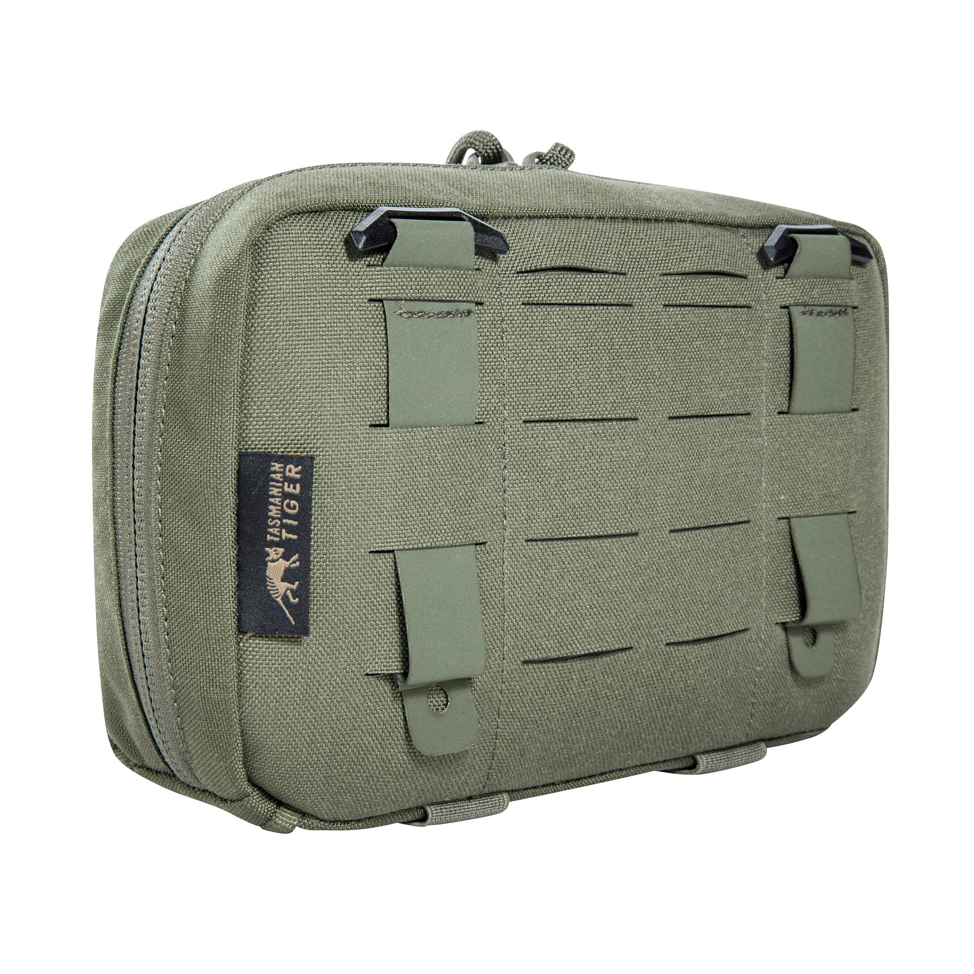 Tasmanian Tiger TT Tac Organizer Pro Zusatz-Tasche für Plattenträger mit Handy-Halterung, vielen Fächern und Dokumenten-Tasche, Molle-kompatibel