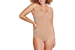 Women's Firm-Control Ultra-Light Bra Shaper with Built-in Support and Lace Trims