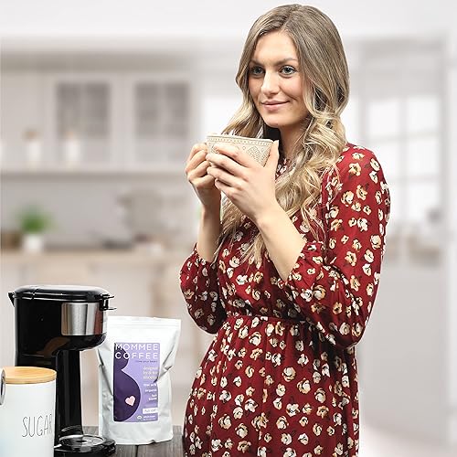 Miniatura 6 de Mommee Coffee Full Caf - Granos de café orgánicos enteros bajos en ácido, 100% arábica orgánico Full Caff con sabor a caramelo suave, tostado medio,