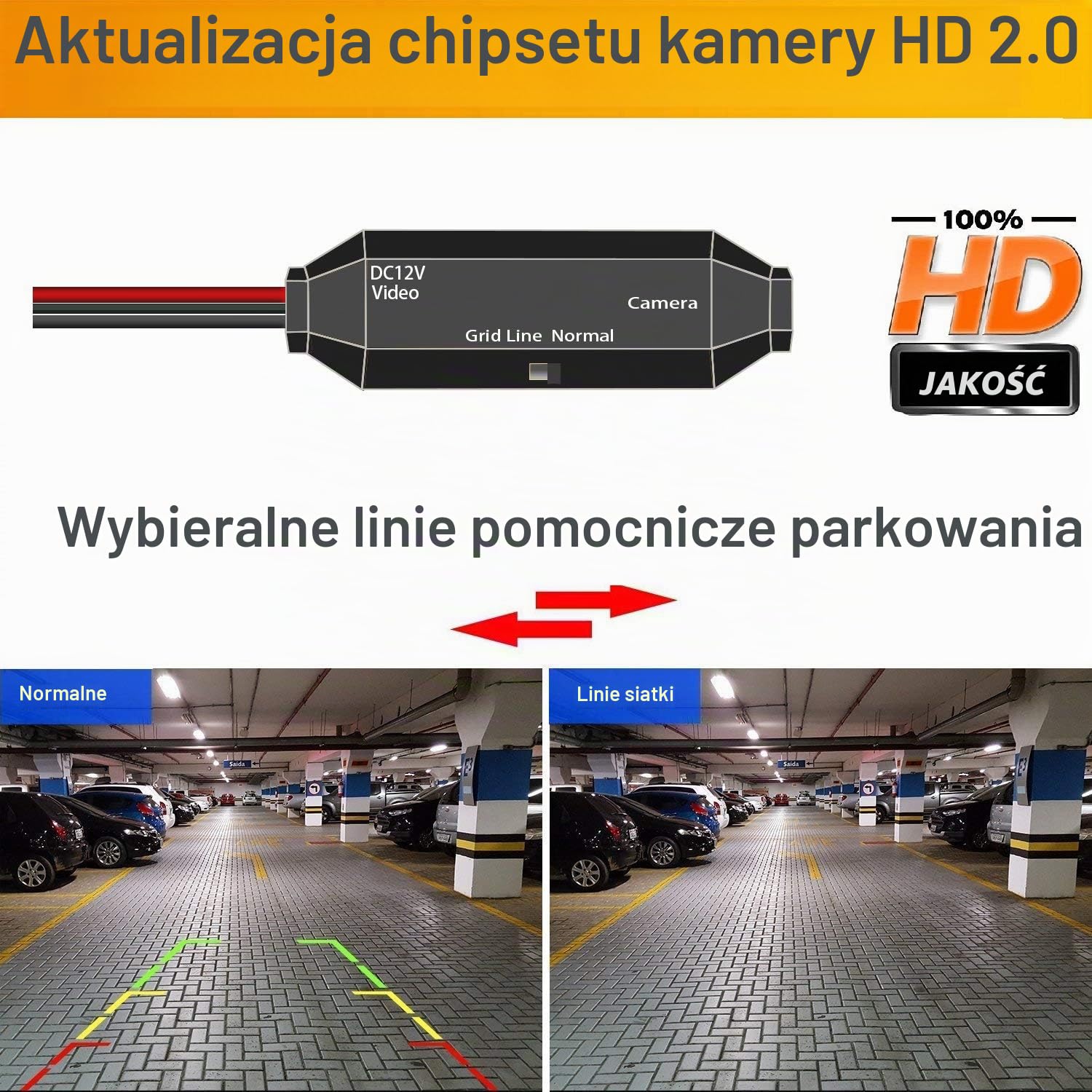 Kamera cofania zintegrowana z oświetleniem tablicy rejestracyjnej, kamera cofania do Chevrolet Spark Orlando Epica/Lova/Captiva/Cruze/Aveo Chevrolet Tacuma (Rezzo)