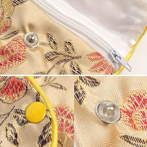 Miniatura 3 de MorTime Bolsas de regalo de seda para joyas, varios colores, paquete de 12, 4 x 3.15 pulgadas, tamaño mediano