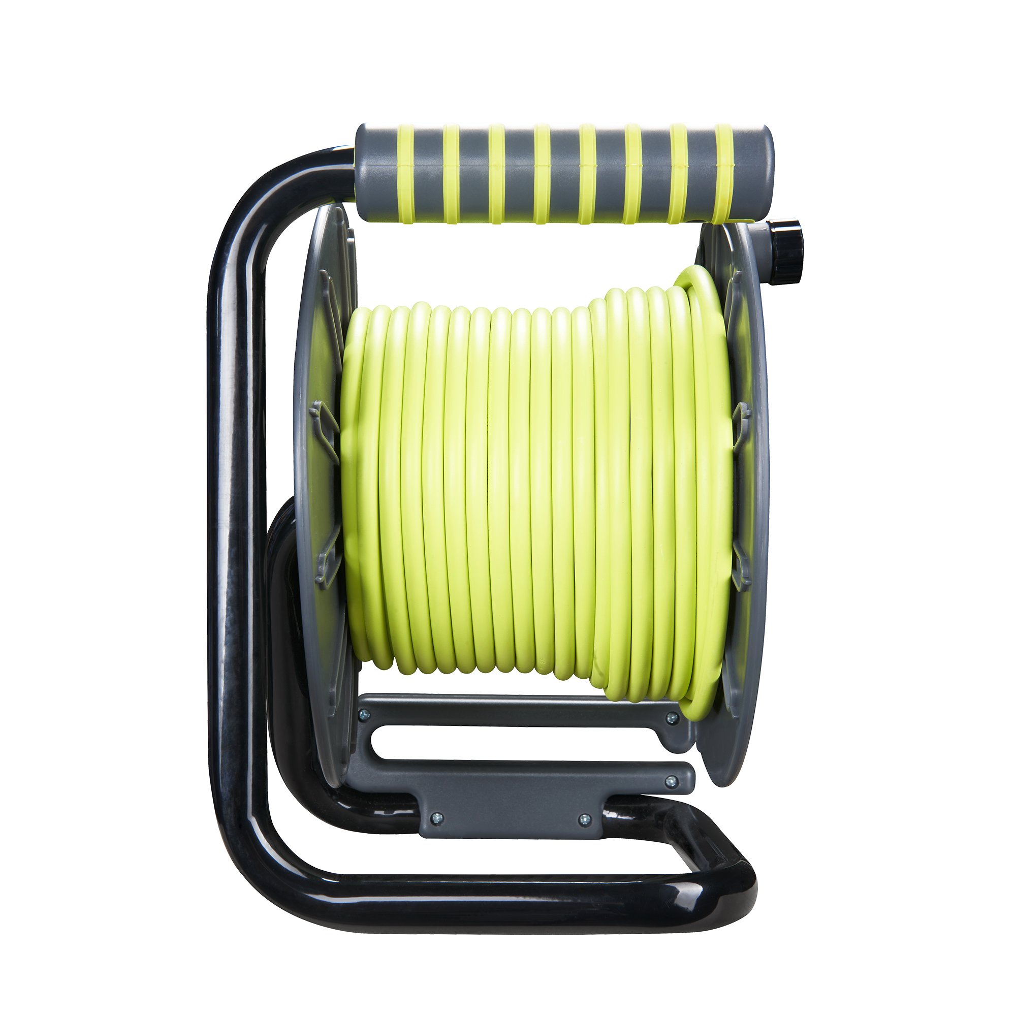 MasterPlug omf20164sl-px bęben kablowy, poczwórny, 3000 W, 230 V, czarny/zielony, 20 m