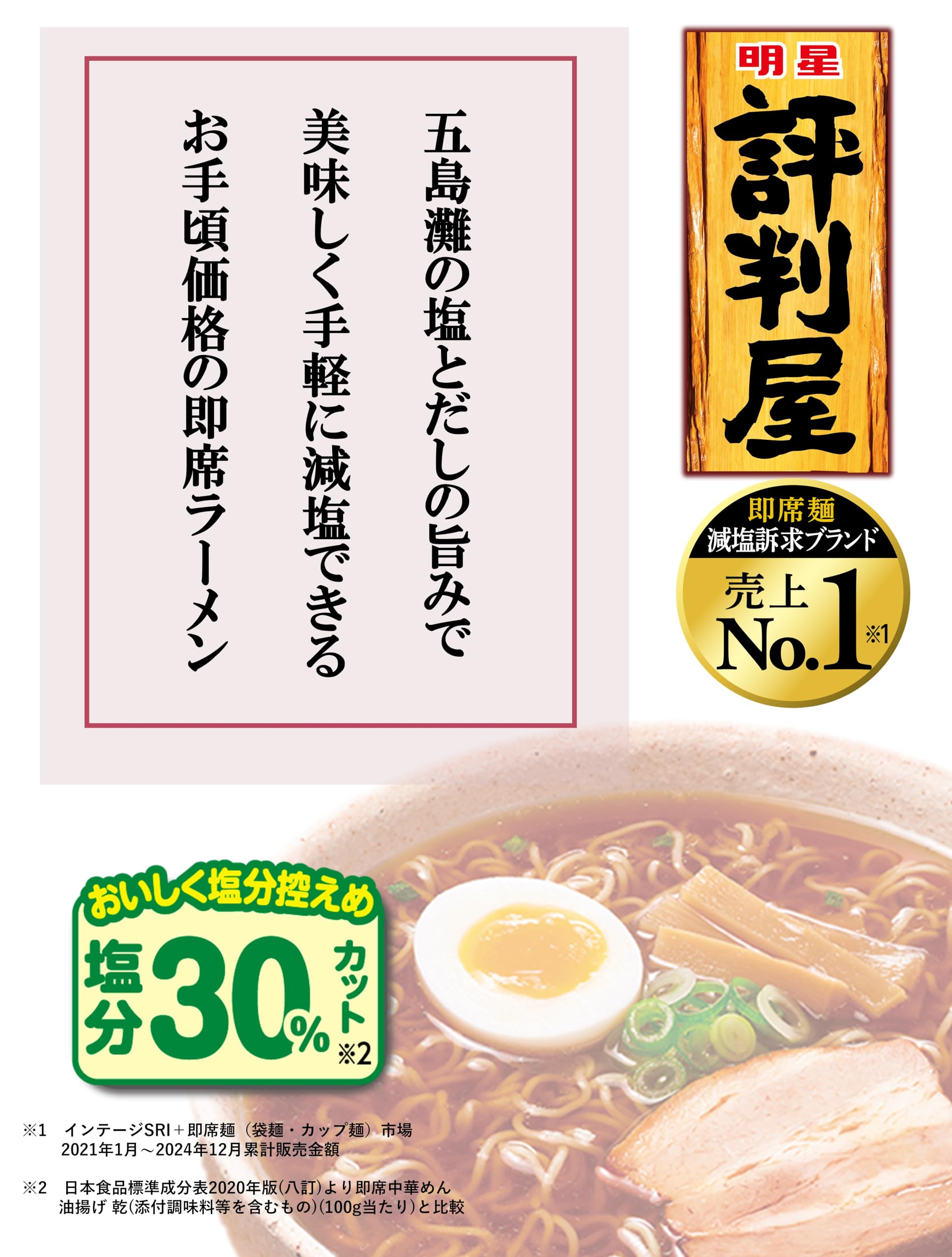 Amazon.co.jp: 明星 評判屋 醤油ラーメン 5食パック[6個入