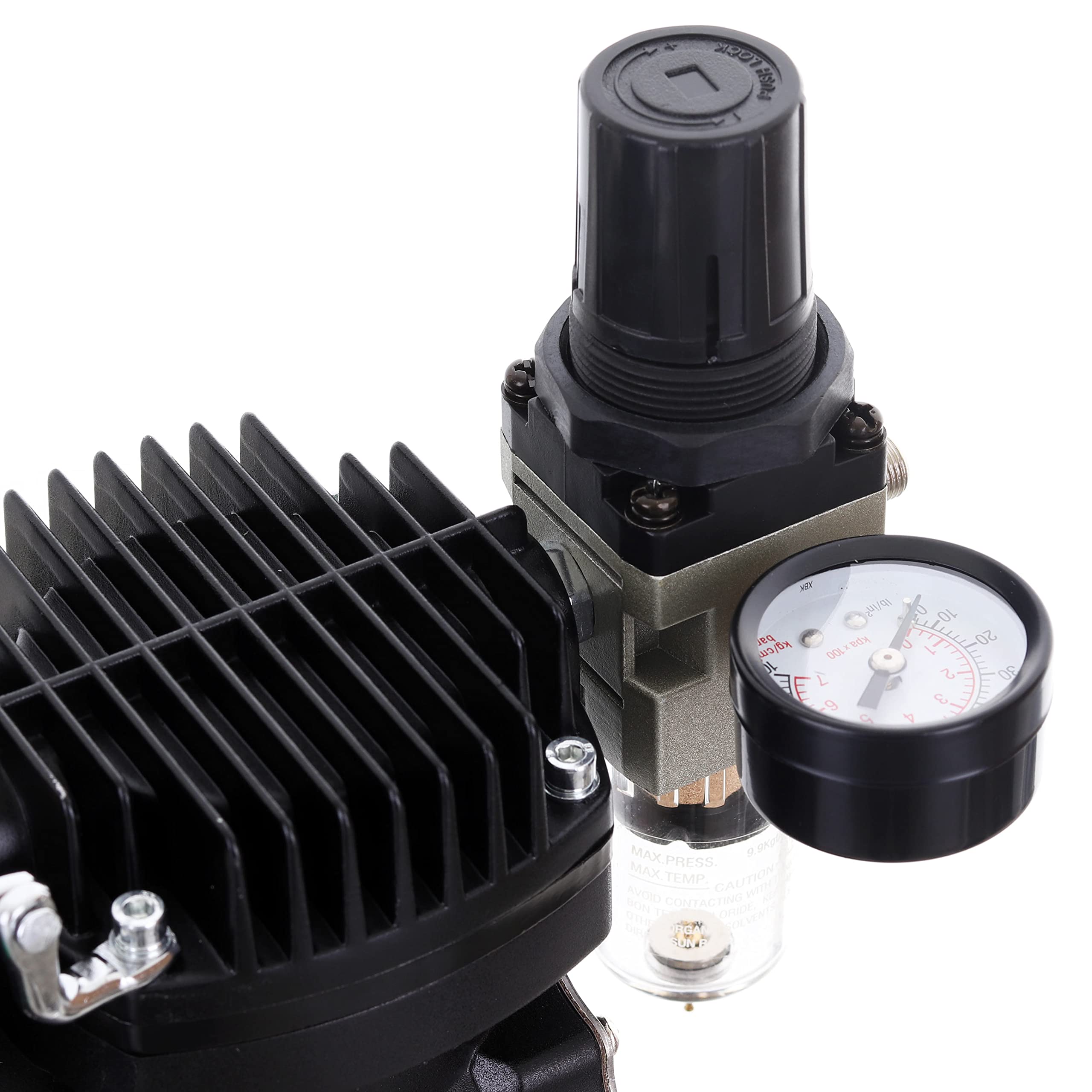 FENGDA - Compressore per aerografo con doppia ventola