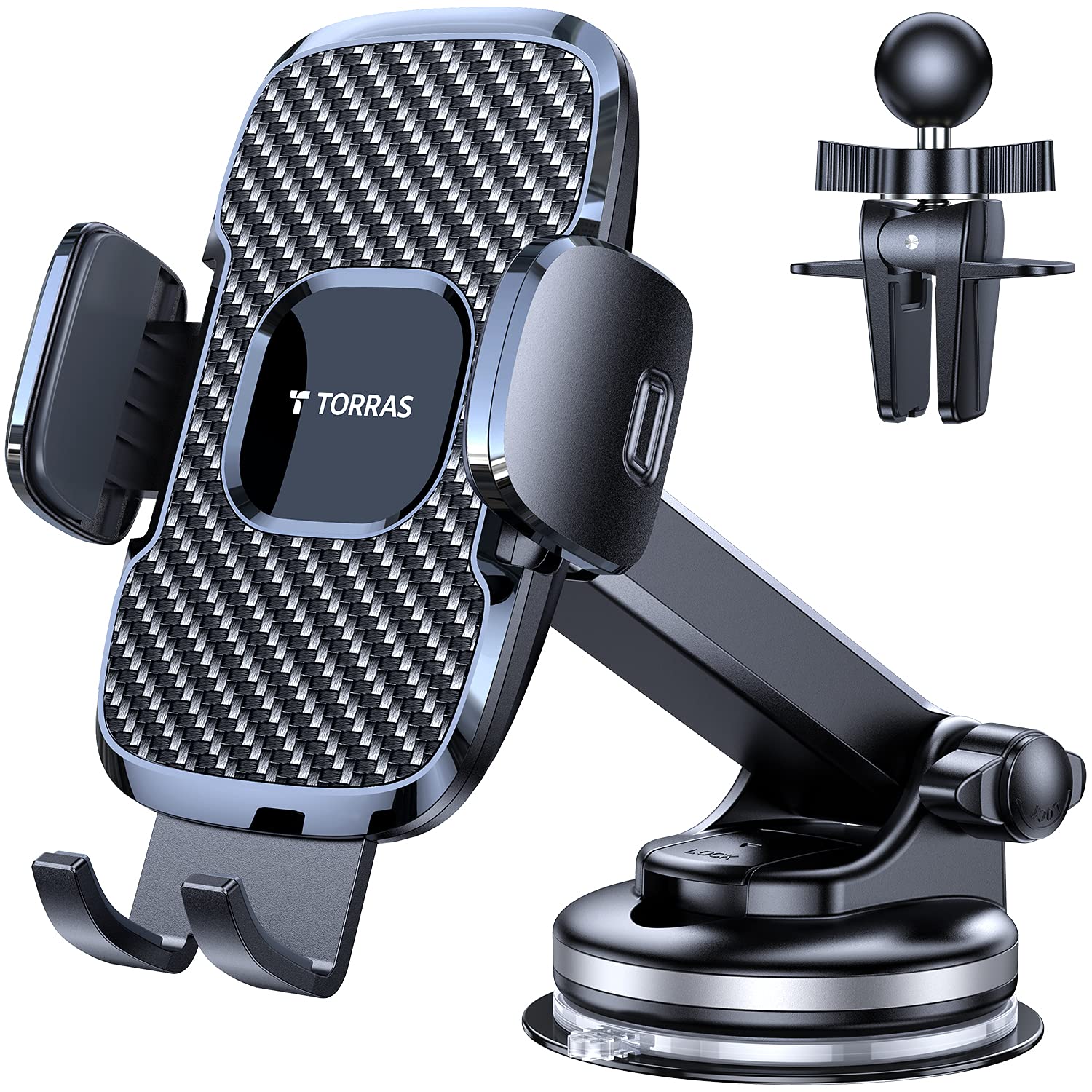 TORRAS Latest Cell Phone Holder for Car, [Enhanced Suction Cup] Car