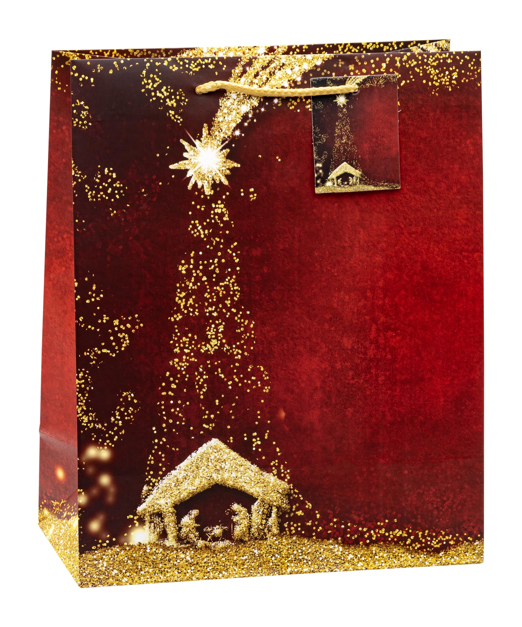 TSI Sac Cadeau Pour Noël, Lot De 12, Taille : Grand (32 X 26