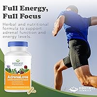 Vista 6 de RidgeCrest Herbals Adrenal Fatigue Fighter, Adaptógeno Stress Support, 60 cápsulas veganas