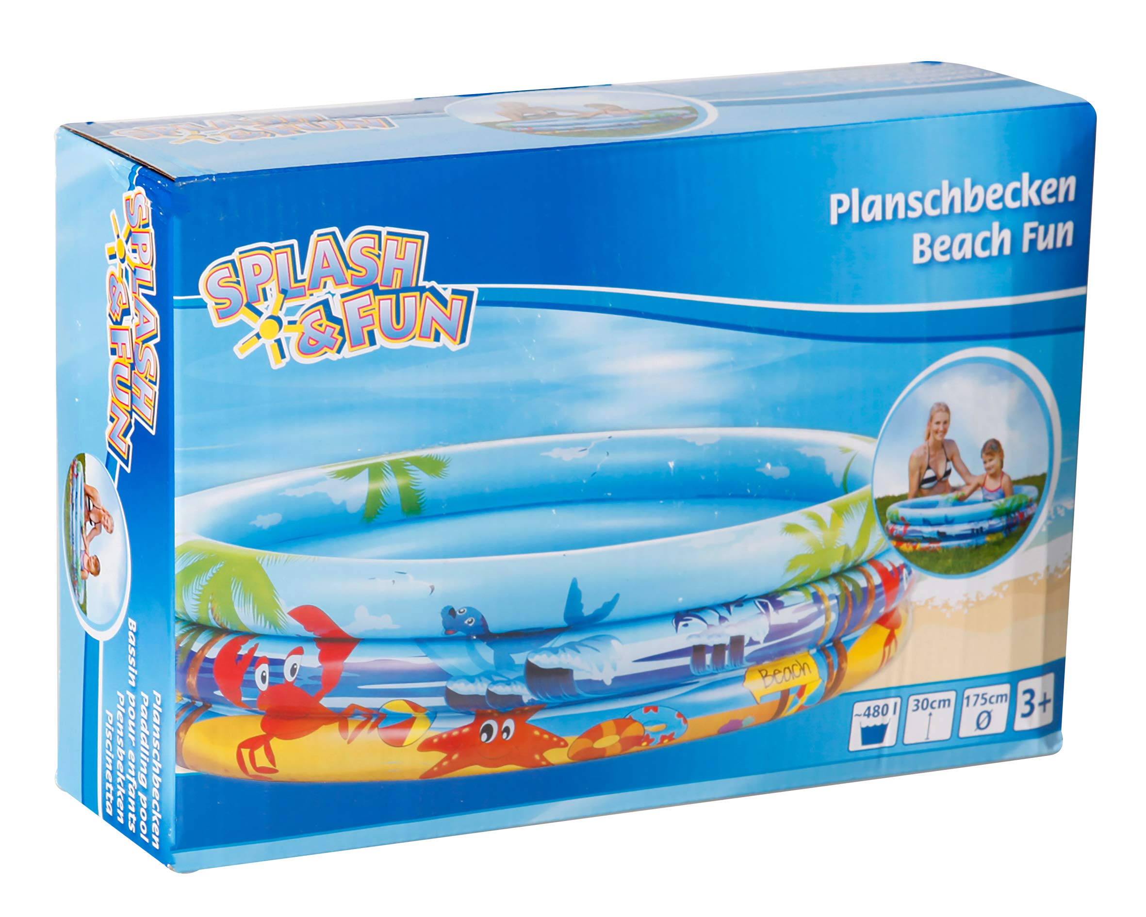 Photo 1 of 0077703454 SF Beach Fun Paddling Pool 175 cm, CM 175cm