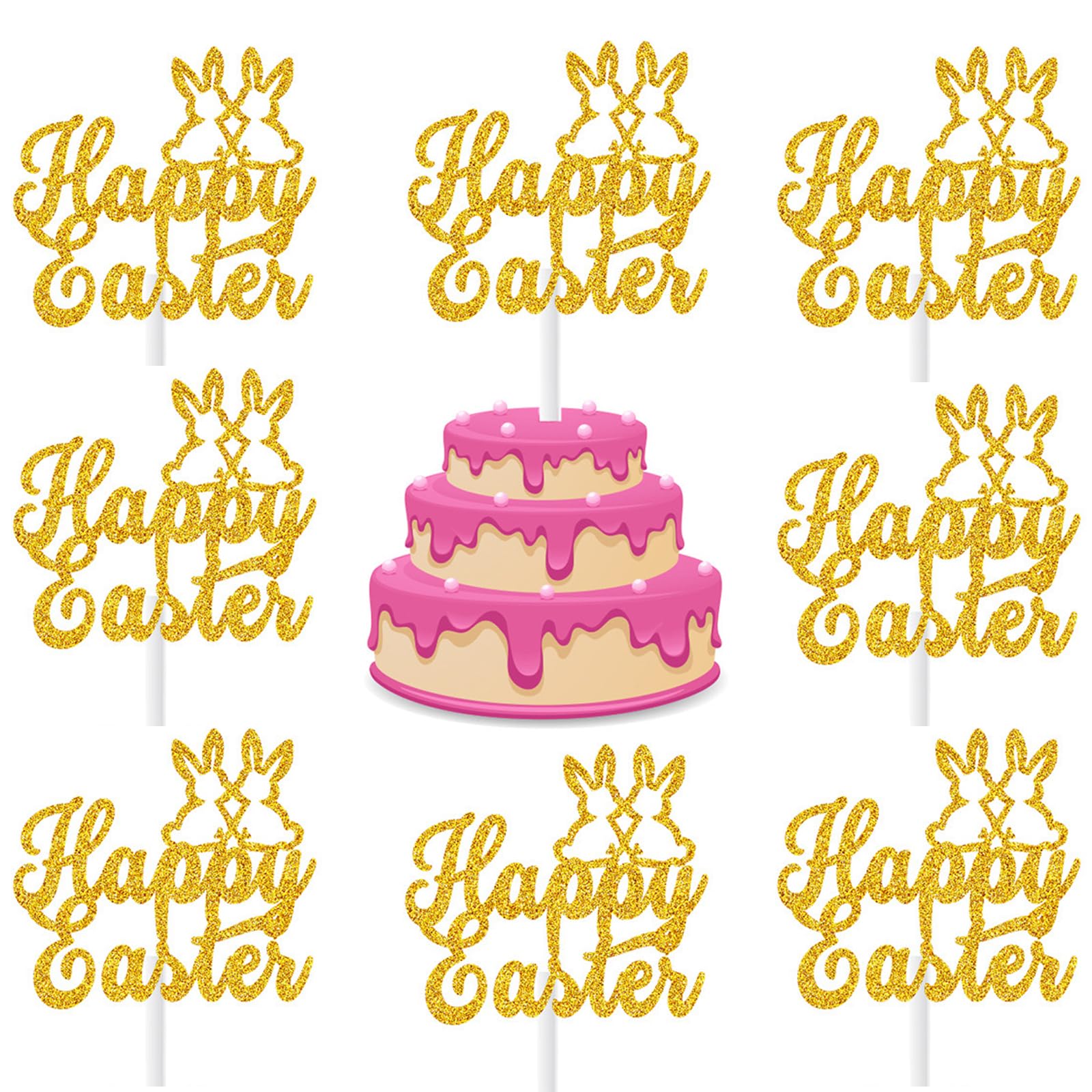 Happy Easter Cake Topper