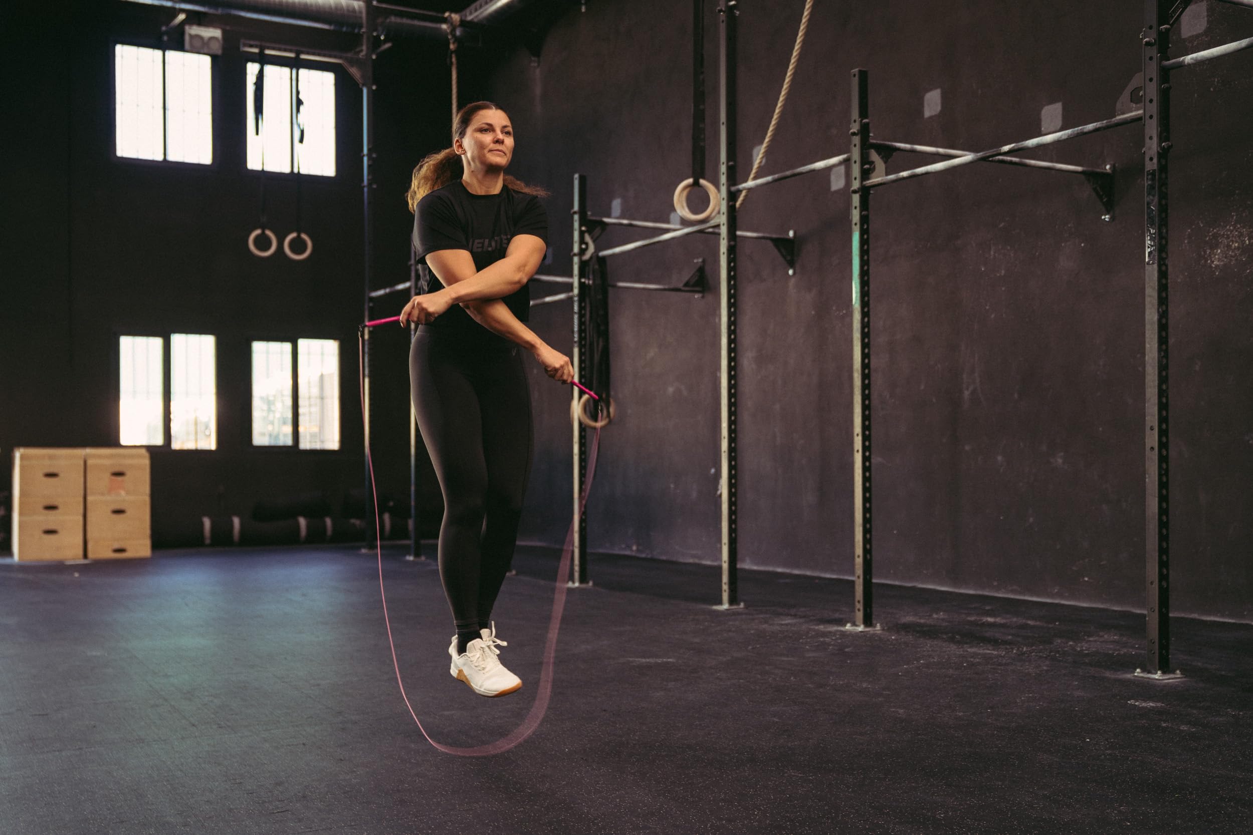 Velites Cyclone Corde à sauter ultra légère Premium pour Double Unders et Crossovers