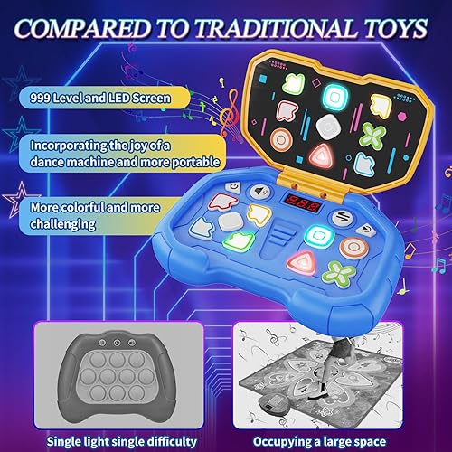 Miniatura 5 de Juego de baile de mano, 4 modos, nivel 999, juguetes sensoriales, juego de rompecabezas rápido, TDAH, juguetes para ansiedad para niños de 6 a 12