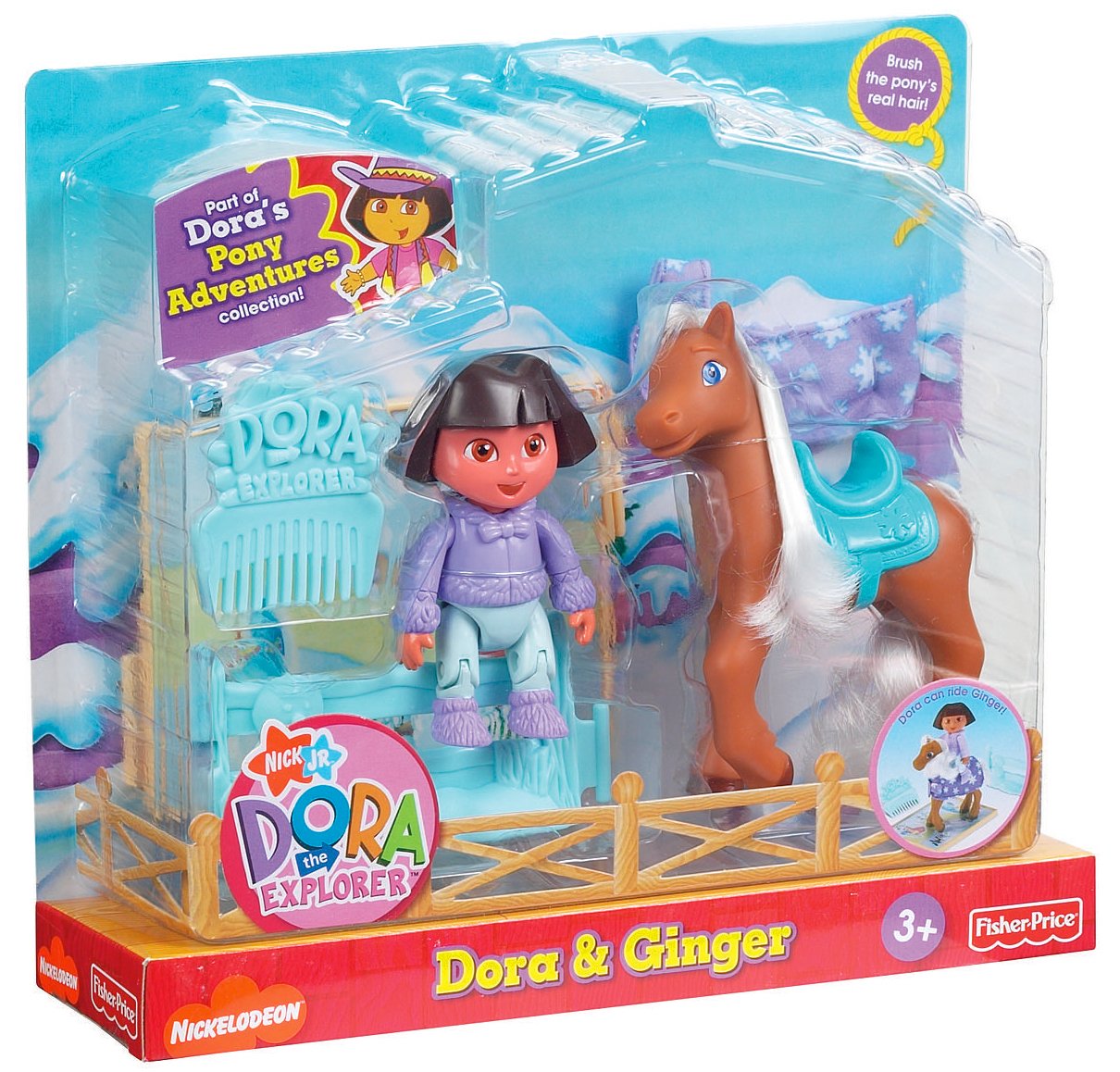 Fisher-Price Dora's Pony Adventures Playset: Dora & Ginger