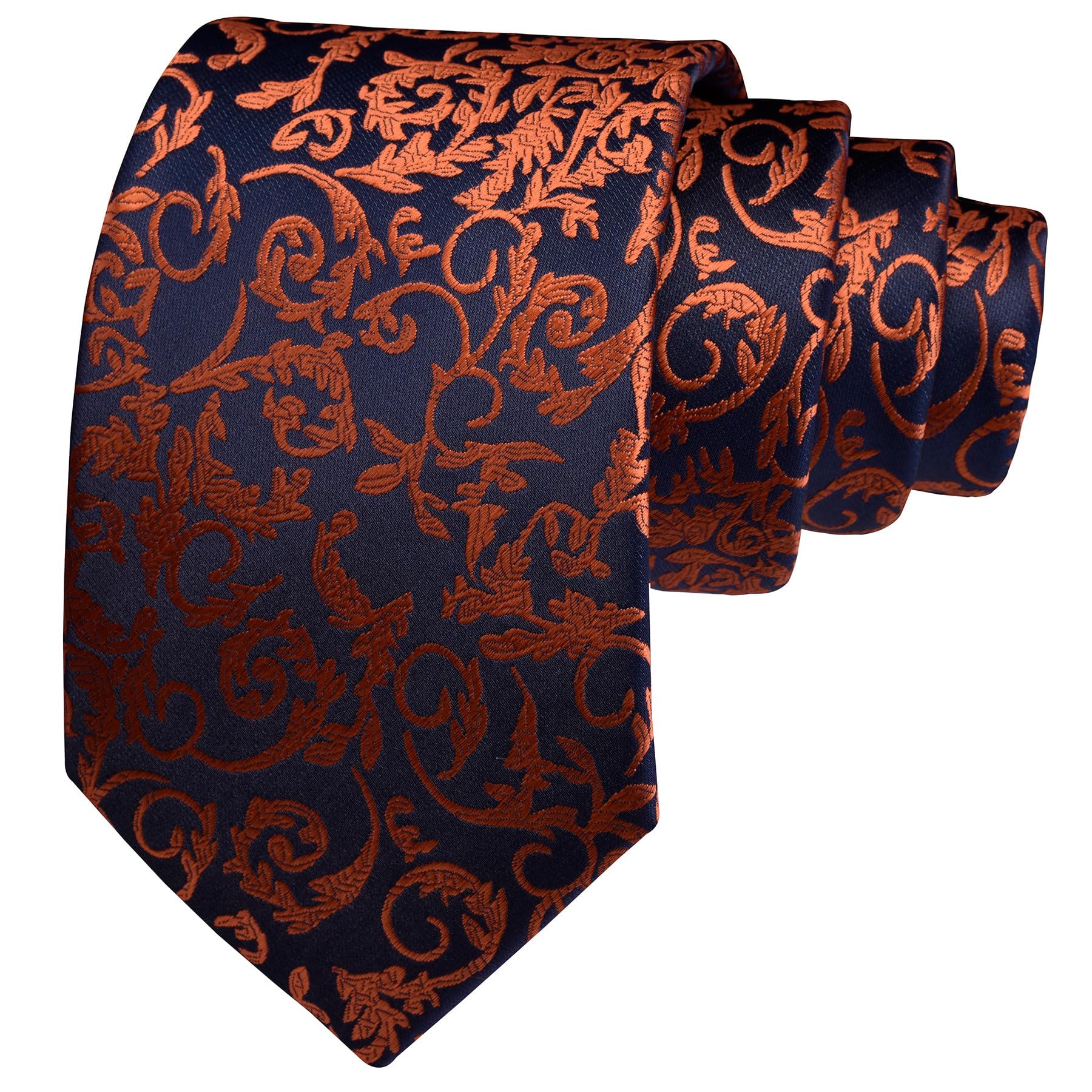 GUSLESON 3.15"(8cm) Fashion Striped PaisleyTies Mens Plaid Flower Necktie for Wedding