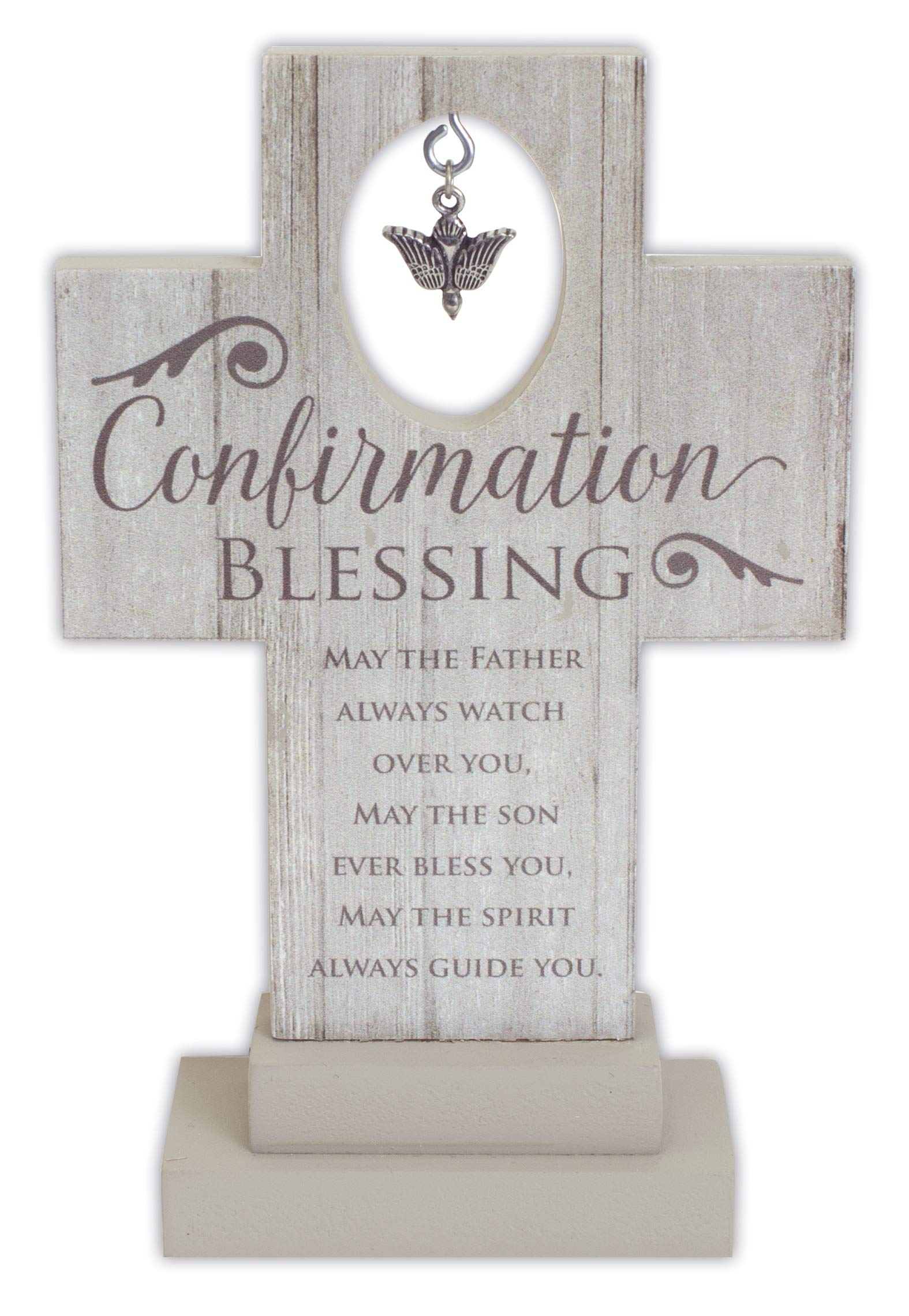 Cathedral Art Standing Cross-Confirmation Blessing, One Size, Multicolored