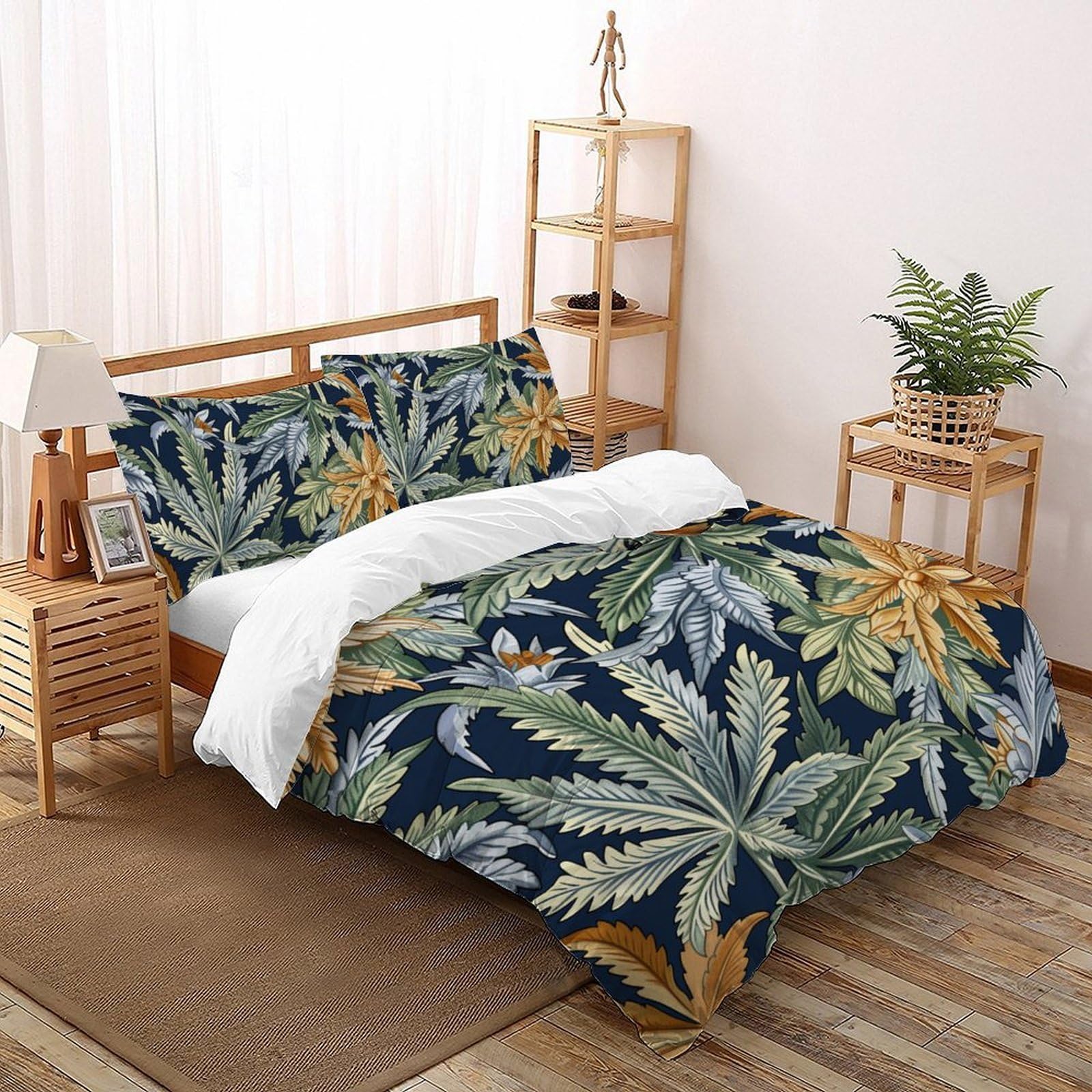 Housse de couette 3D imprimé floral King pour transformer la chambre d'enfant en un cocon doux