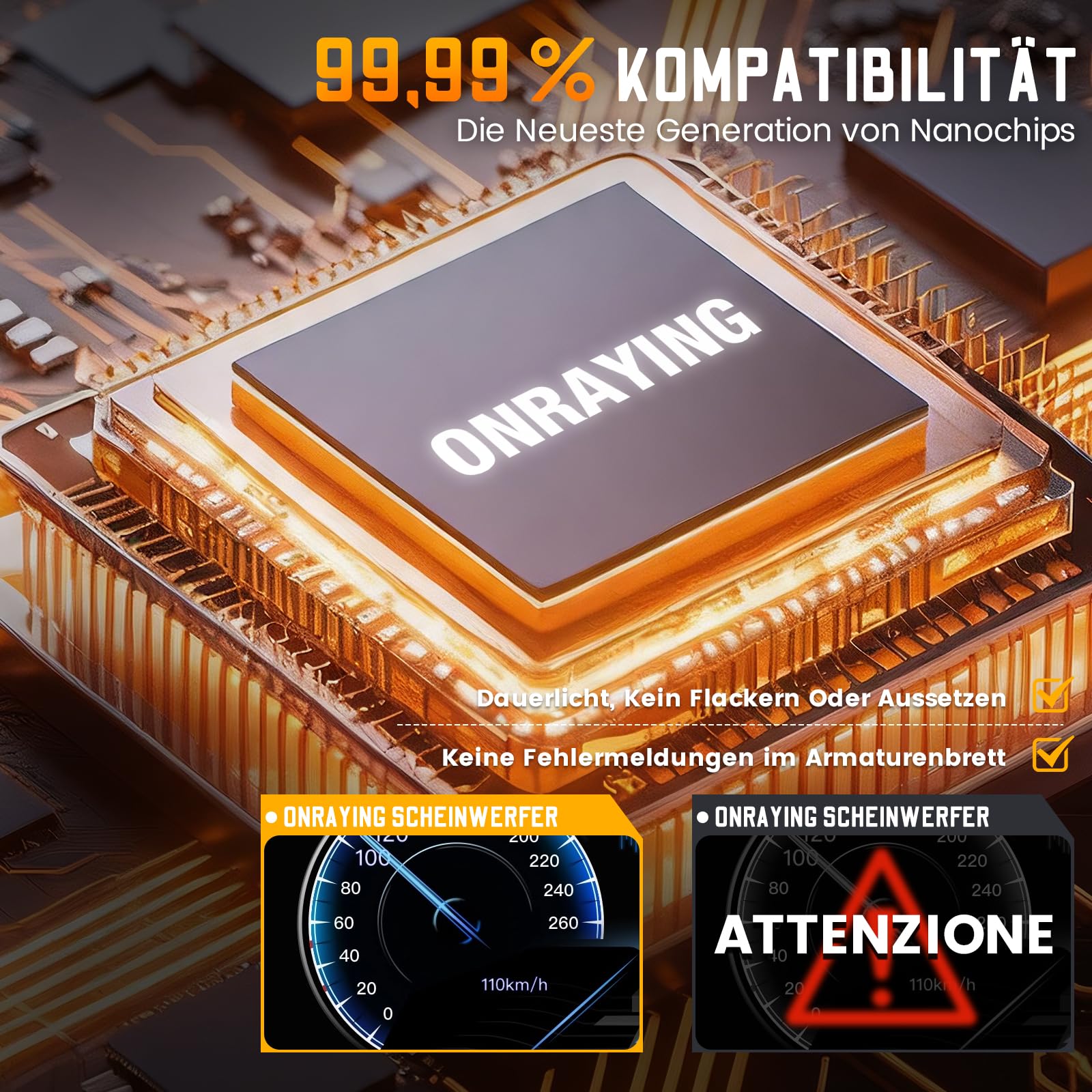 H1 LED, 7000K Lampadina LED H1 per Auto, 50000LM Lampadina H1 LED Ultra Potente, 900% Luminosità, 1:1 Dimensioni alogene, 90000+ Ore di Durata