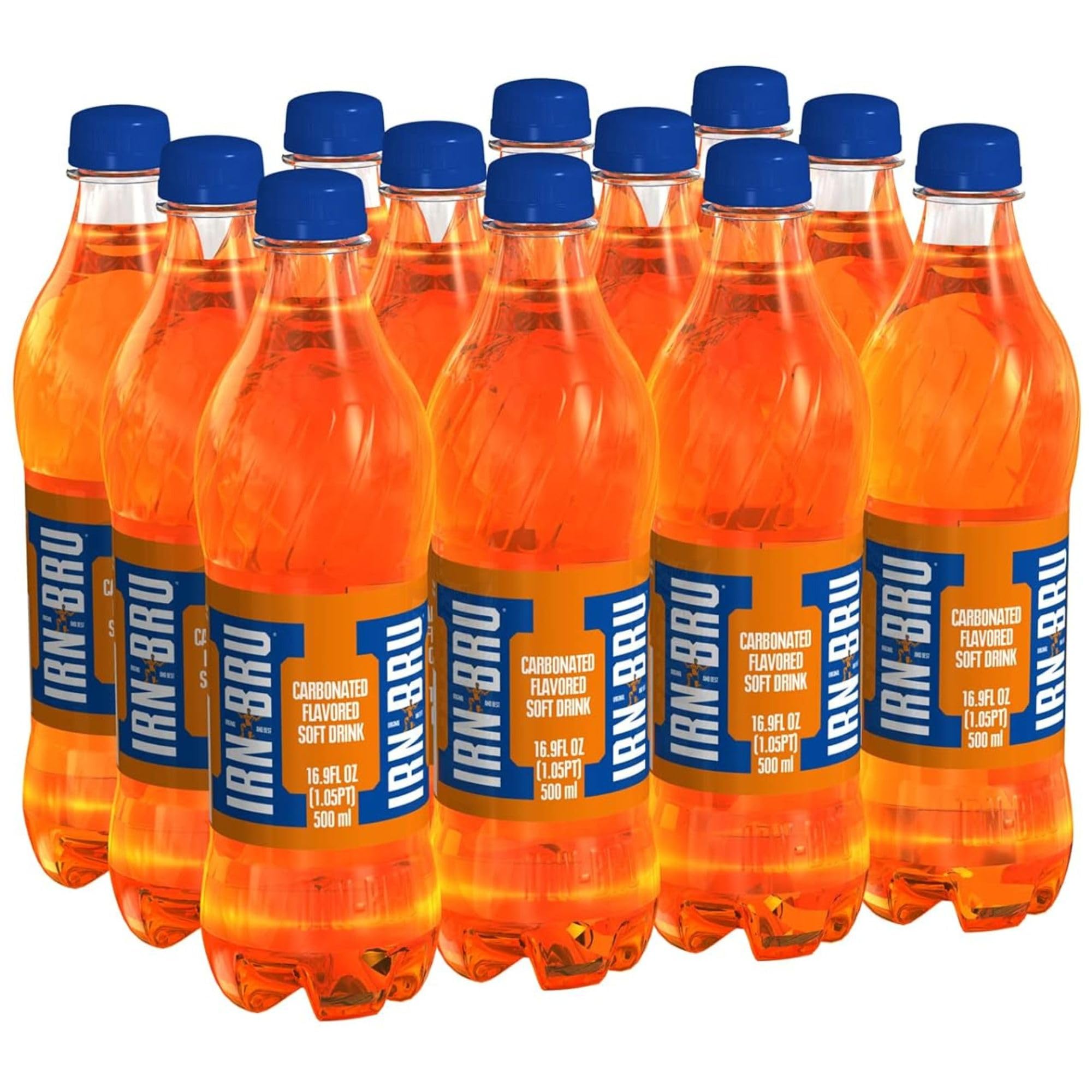 Barrs Originals Soft Drinks Irn-Bru, 16.9 Fluid Ounce (Pack of 12)