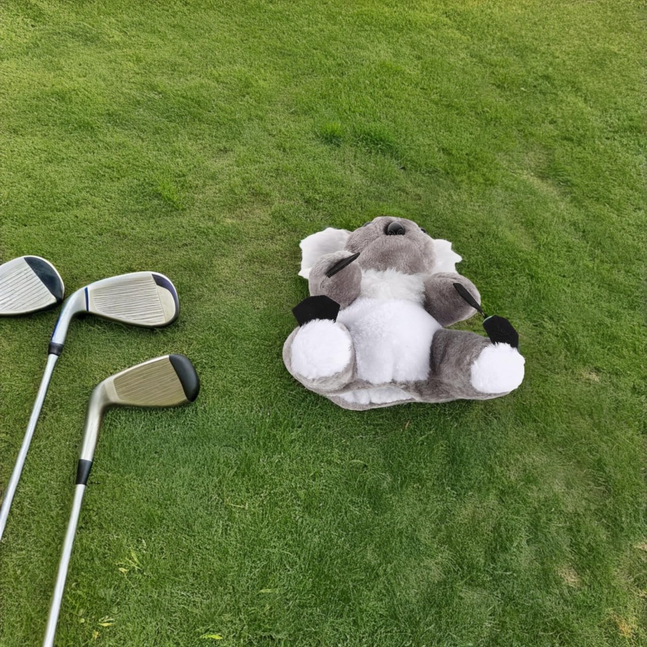 Abaodam Golf Driver Headcover Plüsch Tierform Lustige Golfschlägerhaube Schutzhülle Für Holz-Driver Golfzubehör Weicher Schlägerkopfschutz