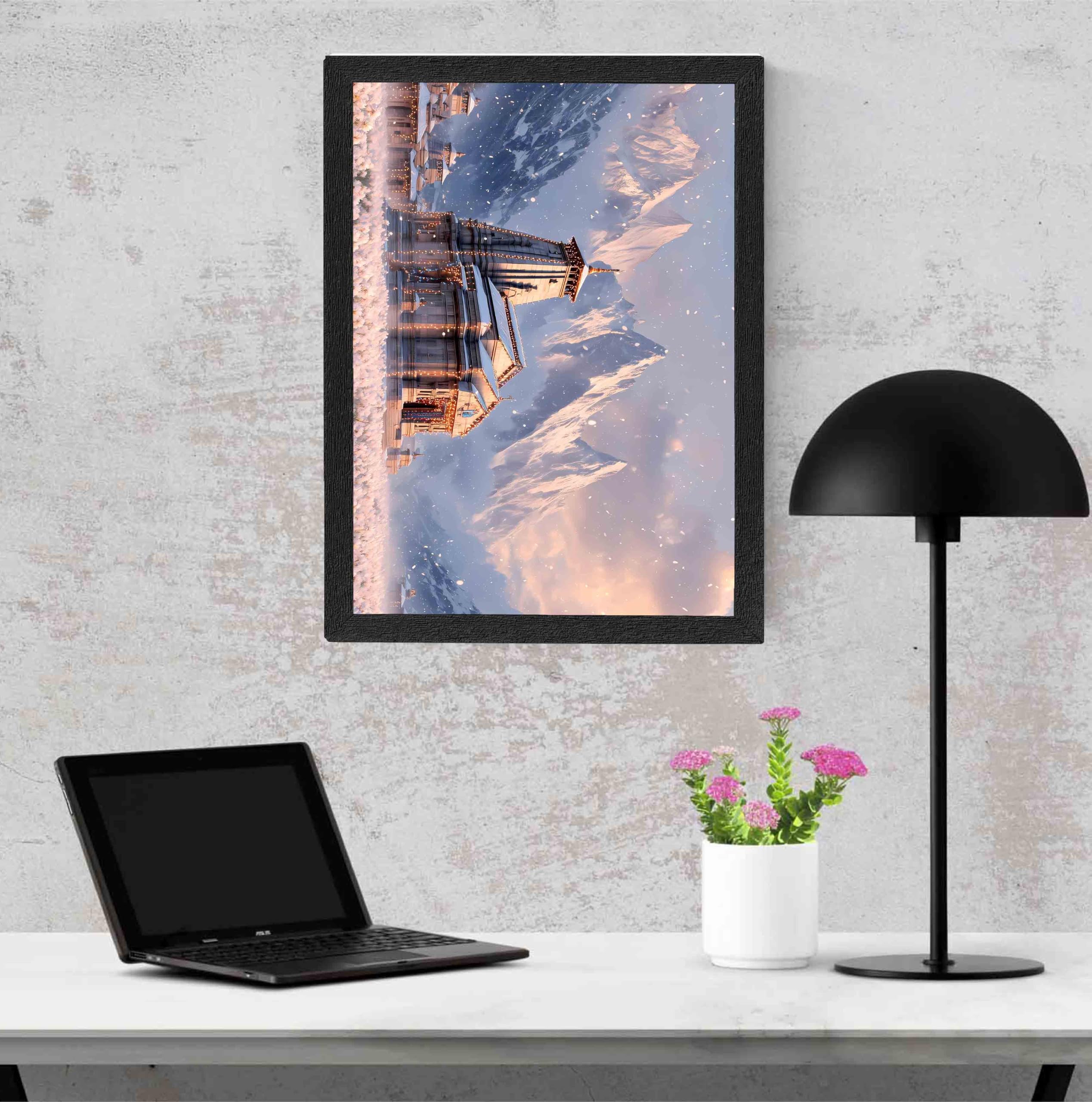 Devgifts Lord Shiva Wall Painting A4 Size | Bholenath Spiritual Wall Decor for Home & Pooja Room .13-image-36