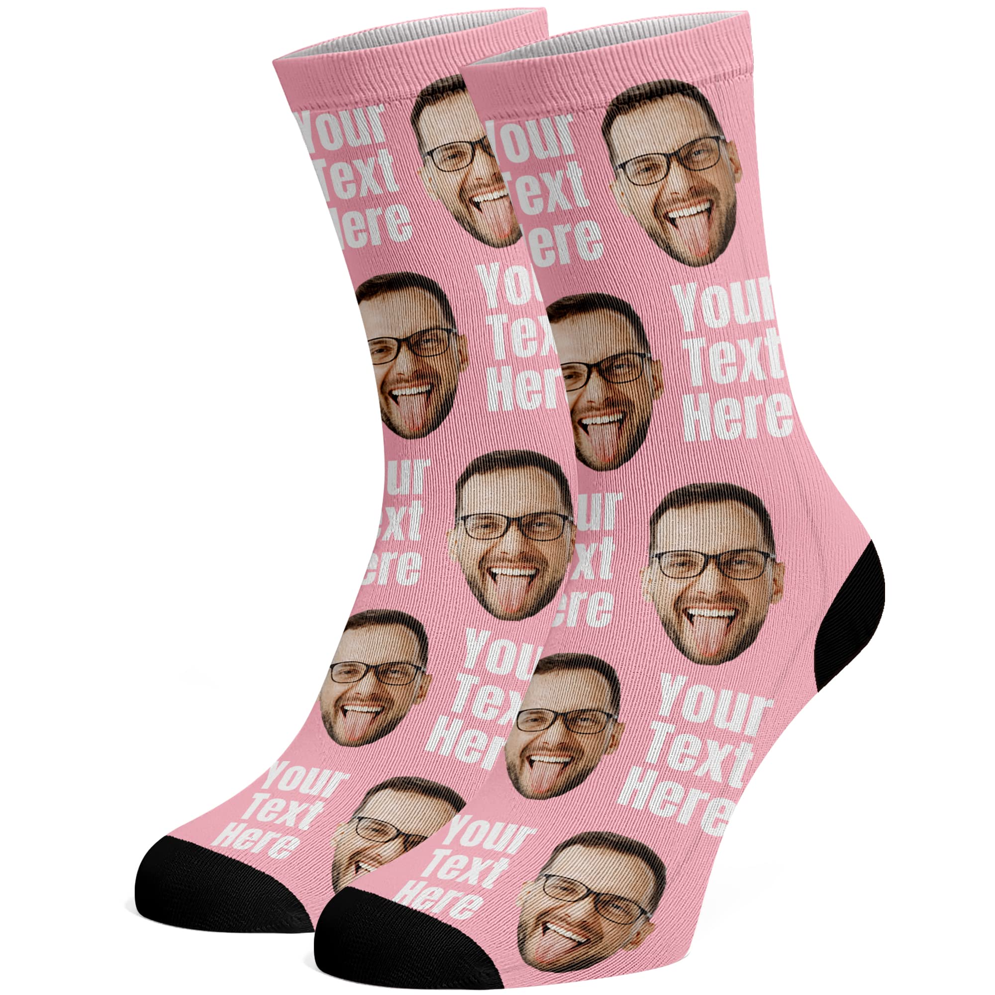 Custom Face Socks, Funny Socks with Faces for Men Women Cat Dog Lovers, Personalized Gifts