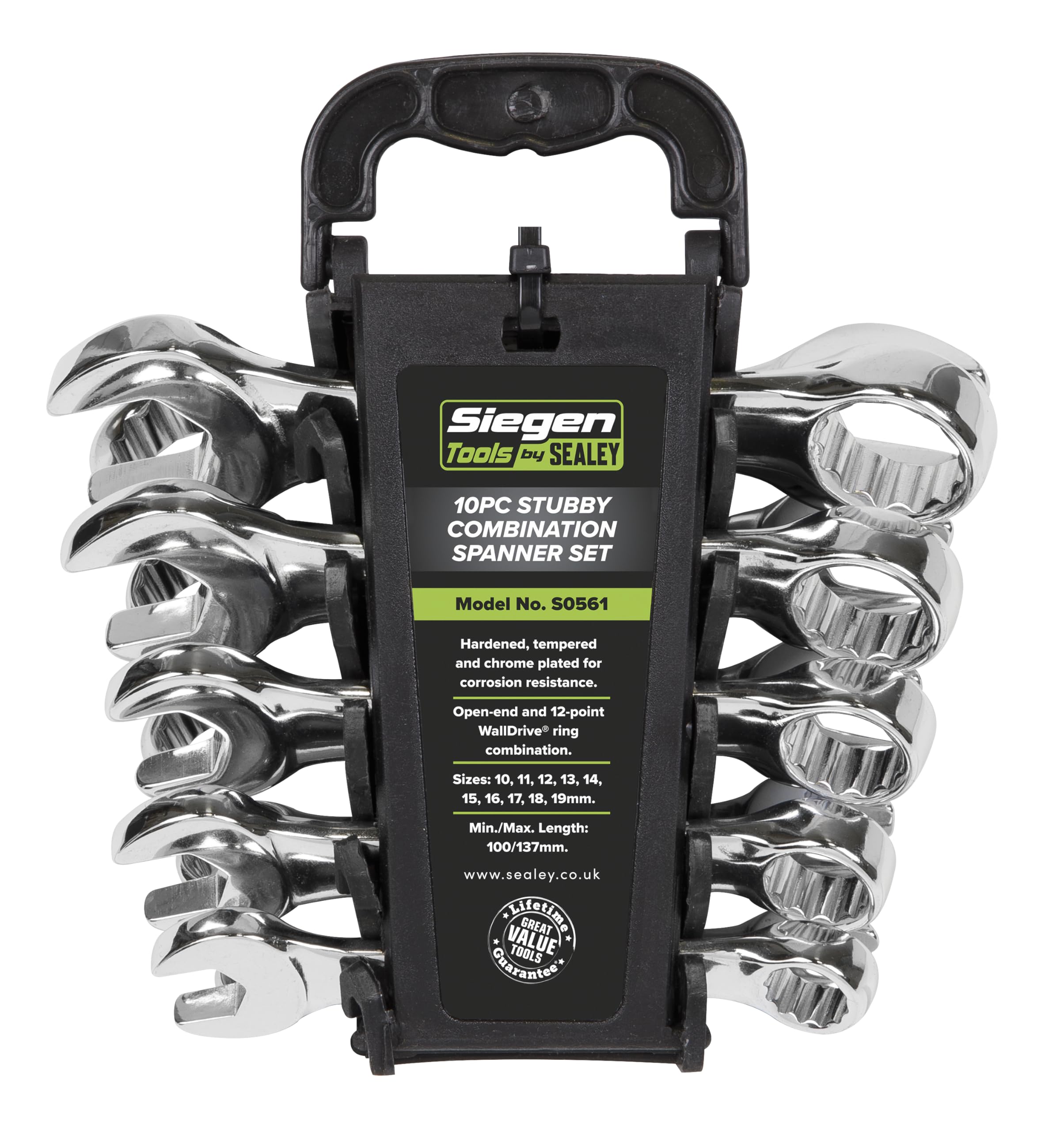 Amazon | Siegen S0561 10pcスタビーコンビネーションスパナセット