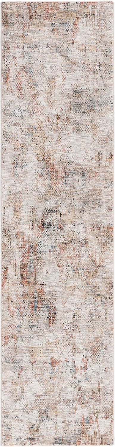 SAFAVIEH Silverado Collection Runner Rug - 2' x 8', Ivory & Gold, Modern Abstract Design, Non-Shedding & Easy Care, Ideal for High Traffic Areas in Living Room, Bedroom (SVD104A)