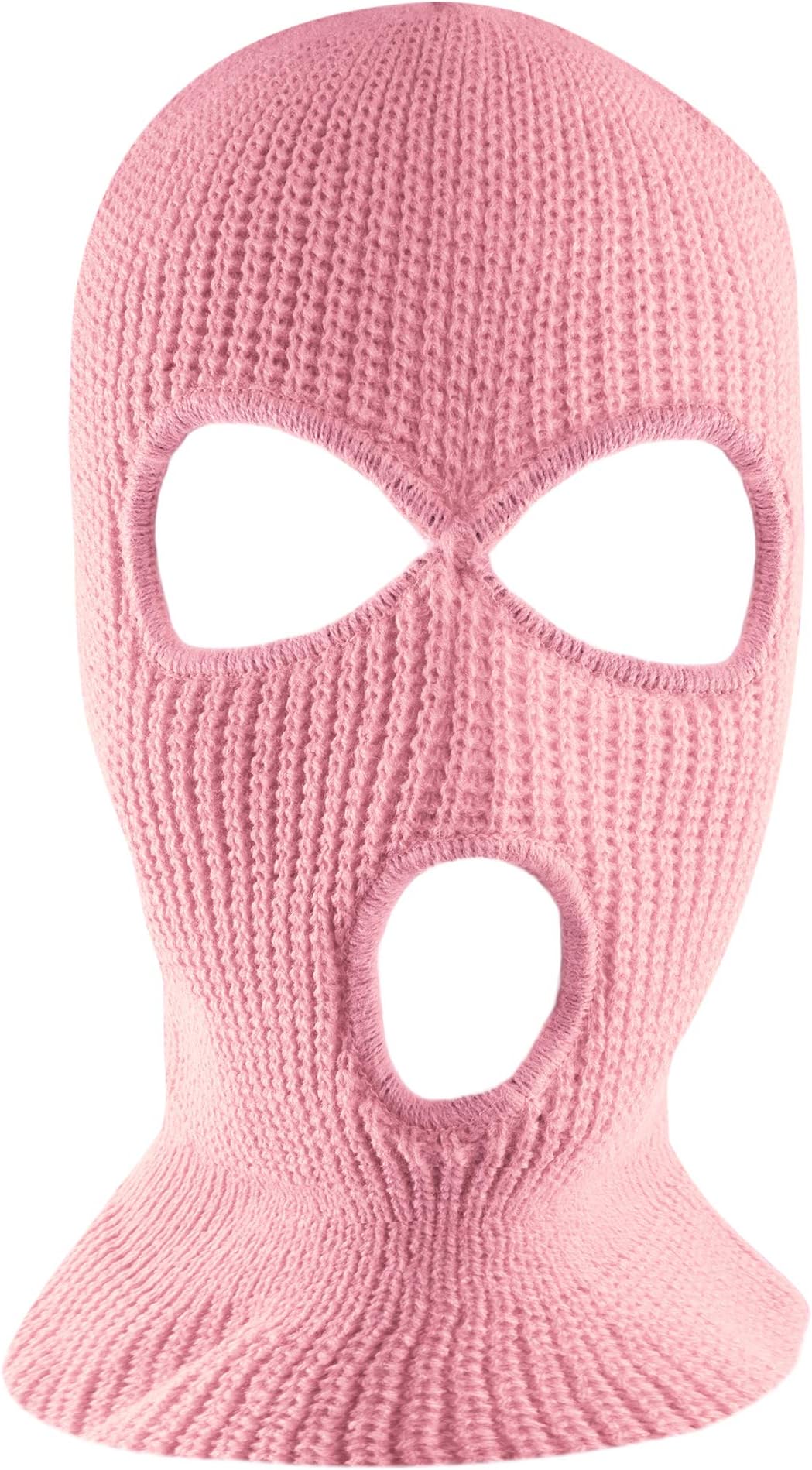 Knit Sew Acrylic Outdoor Full Face Cover Thermal Ski Mask One Size Fits Most