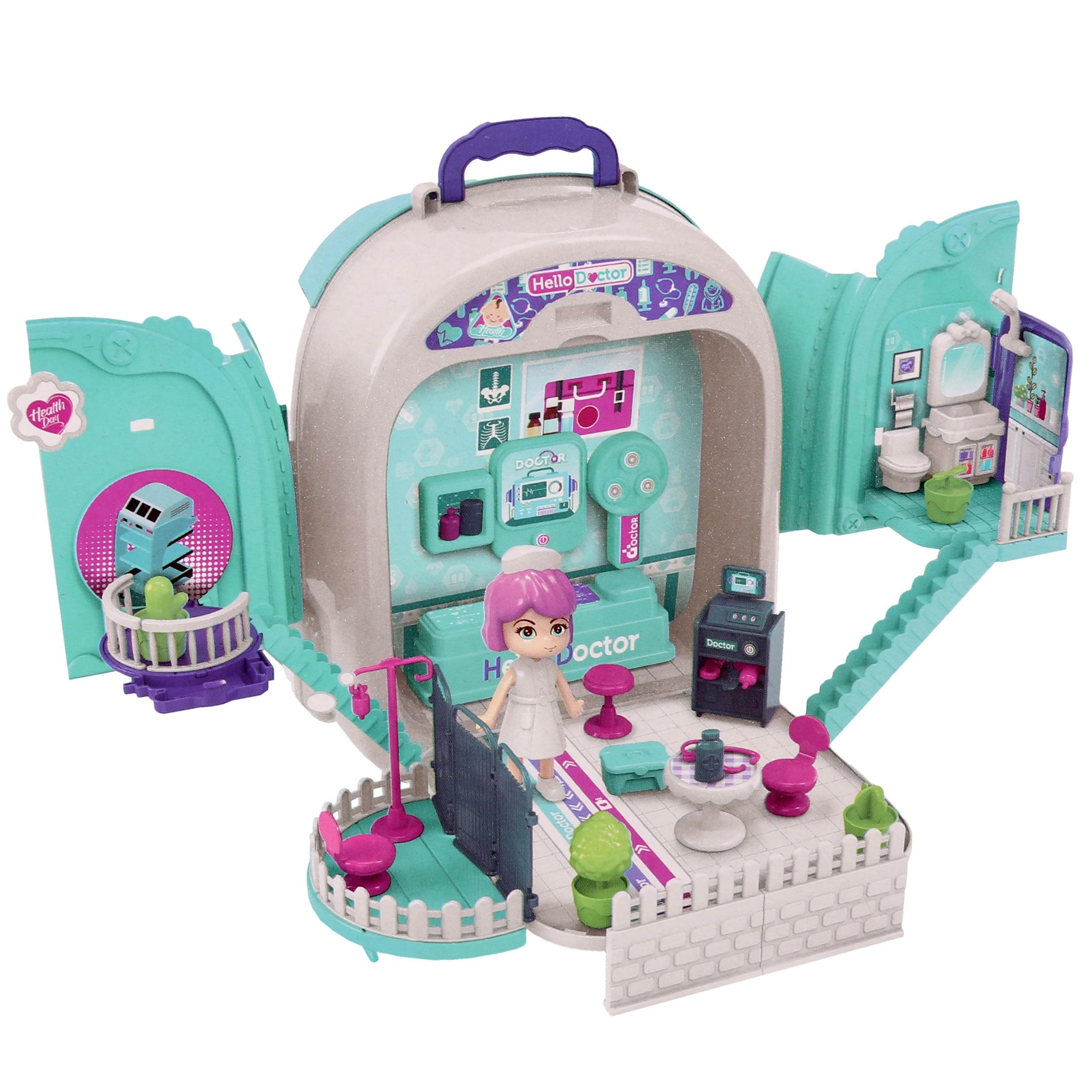 Doctor set in a suitcase 3in1, backpack play doctor, little doctor 3+ MEGA CREATIVE