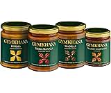 Gymkhana Indian Sauces and Marinades, The Classics Variety Box - Indian Food Gifts for Cooks, Gourmet Food Hamper for Christmas - 4 pack with Exclusive Recipe Booklet