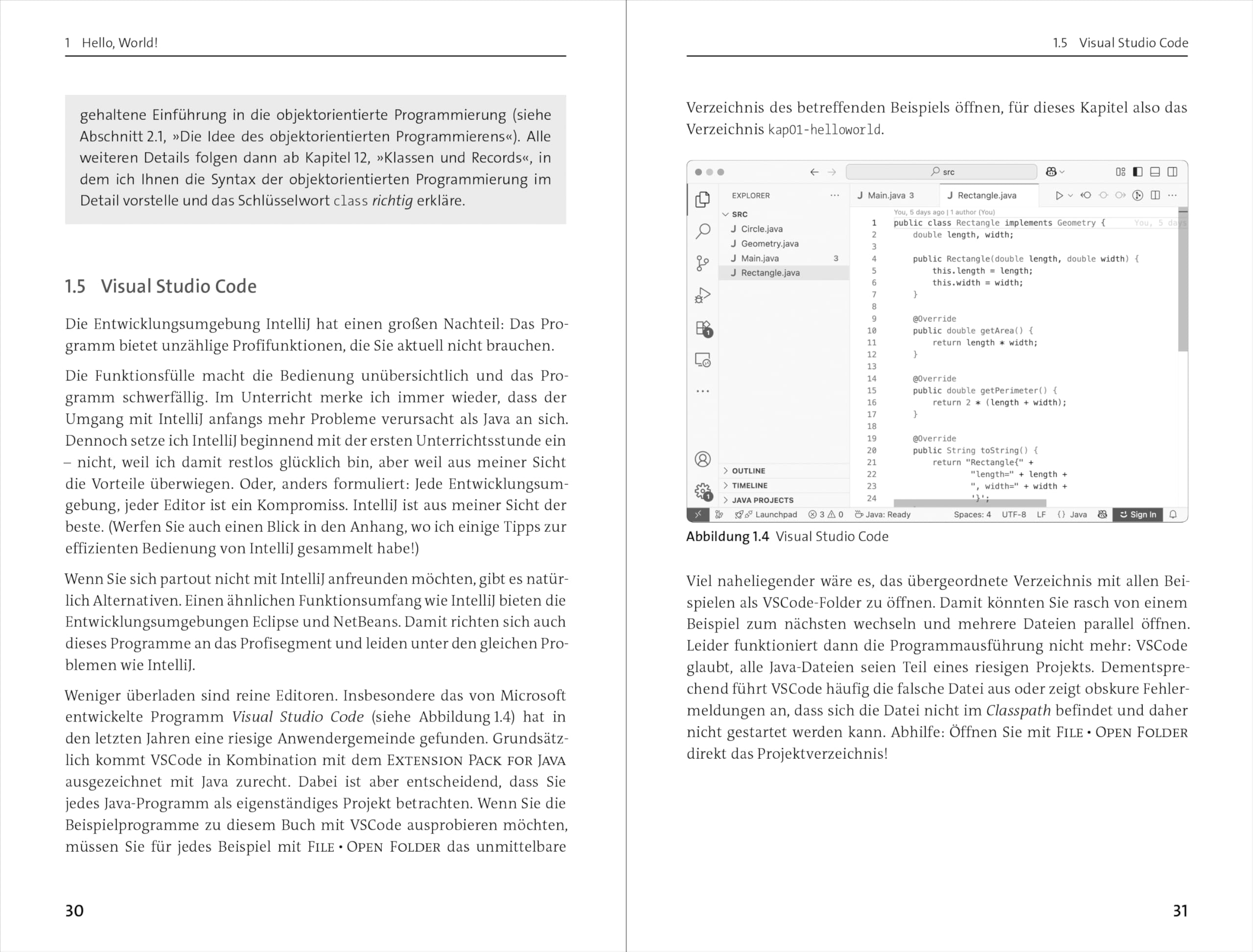 Java: Der Grundkurs im Taschenbuchformat. Mit Aufgaben und Lösungen. Aktuell zu Java 25 LTS