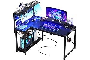 Homieasy L-Shaped Gaming Desk: The Ultimate Bureau Gamer's Command Center
