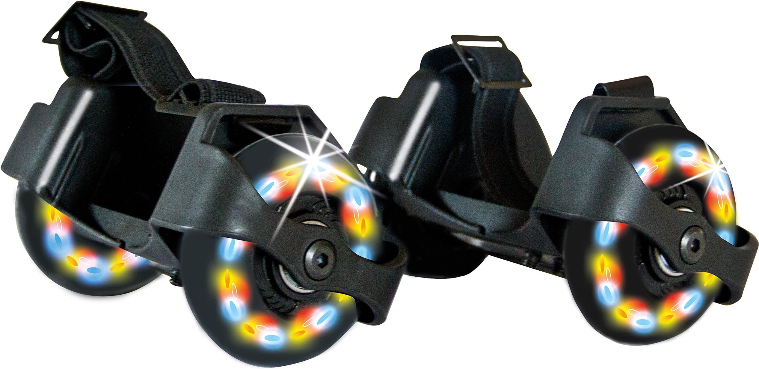 Schildköt Funsports Flashy Rollers, Shoe Wheels with LED Lights, 970302