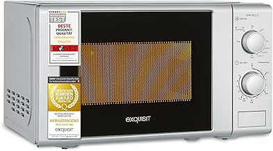 Sponsored You’re seeing this ad based on the product’s relevance to your search query.Learn more about this advertisement Exquisit MW 802 Microwave, 700 W, With grill, Silver