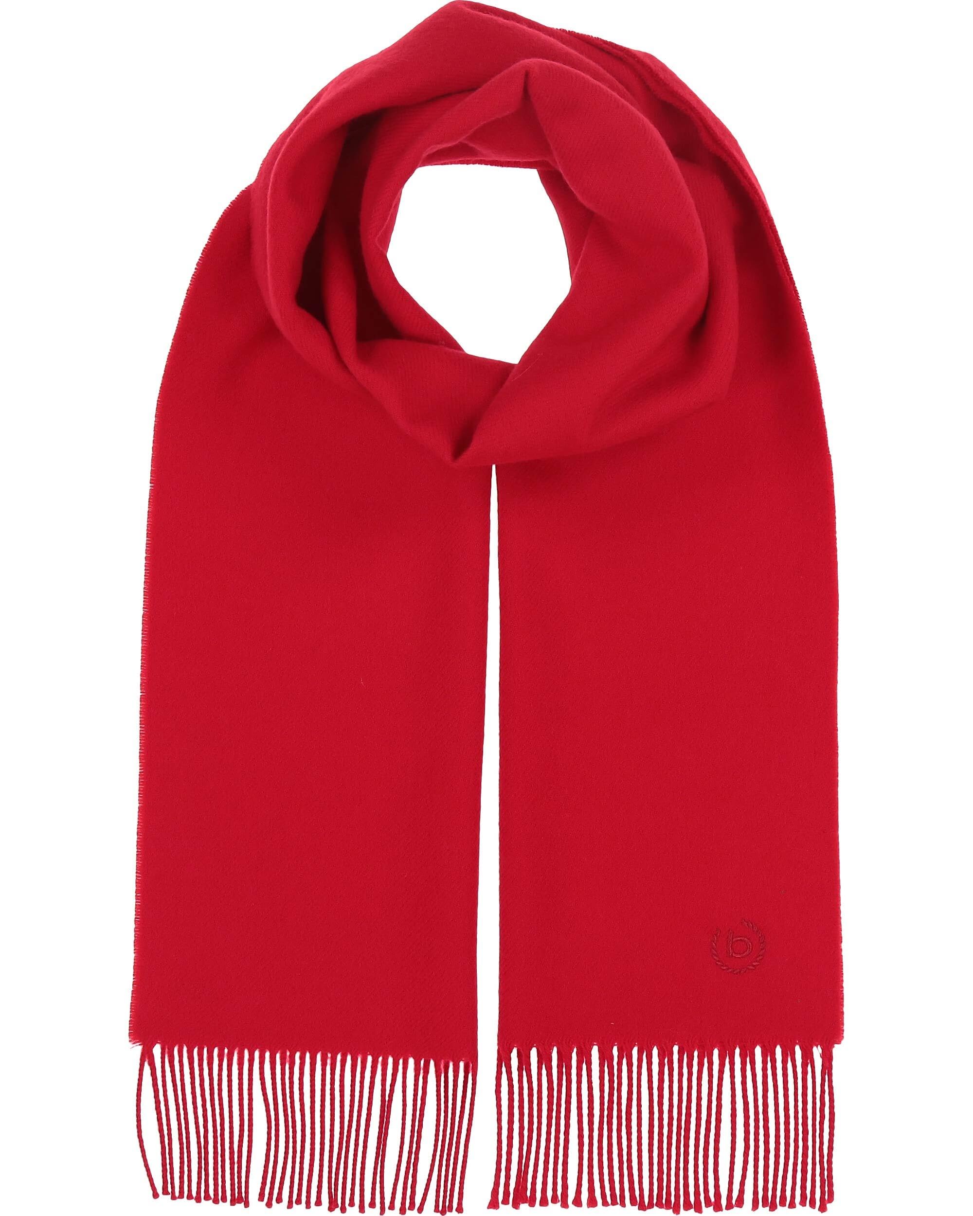 bugatti sciarpa monocolore da uomo - 33 x 180 cm - Sciarpa invernale in 100% lana