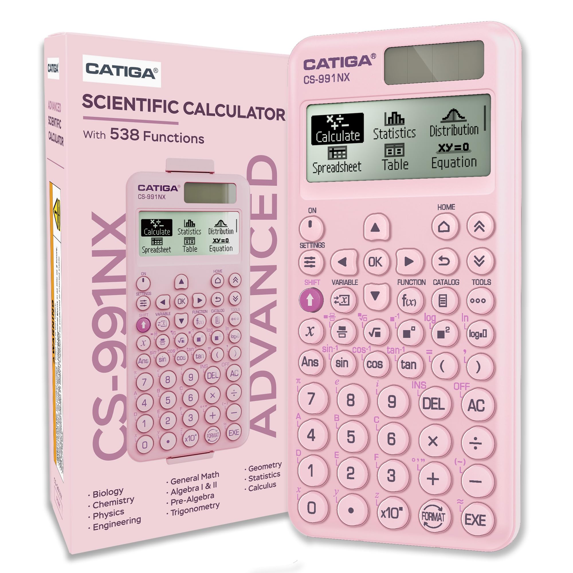 CATIGA Pink Scientific Calculator