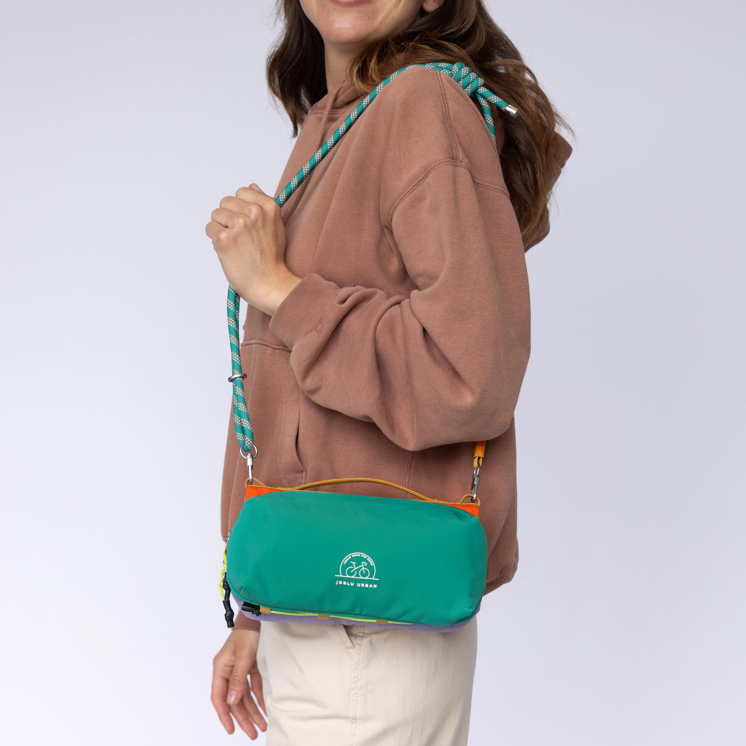 Jo&Lu Urban Aktive Bauchtasche – Sportliche Bauchtasche für Herren & Damen, Leicht & Wasserabweisend, Ideal für Reisen, Alltag, Running & Outdoor