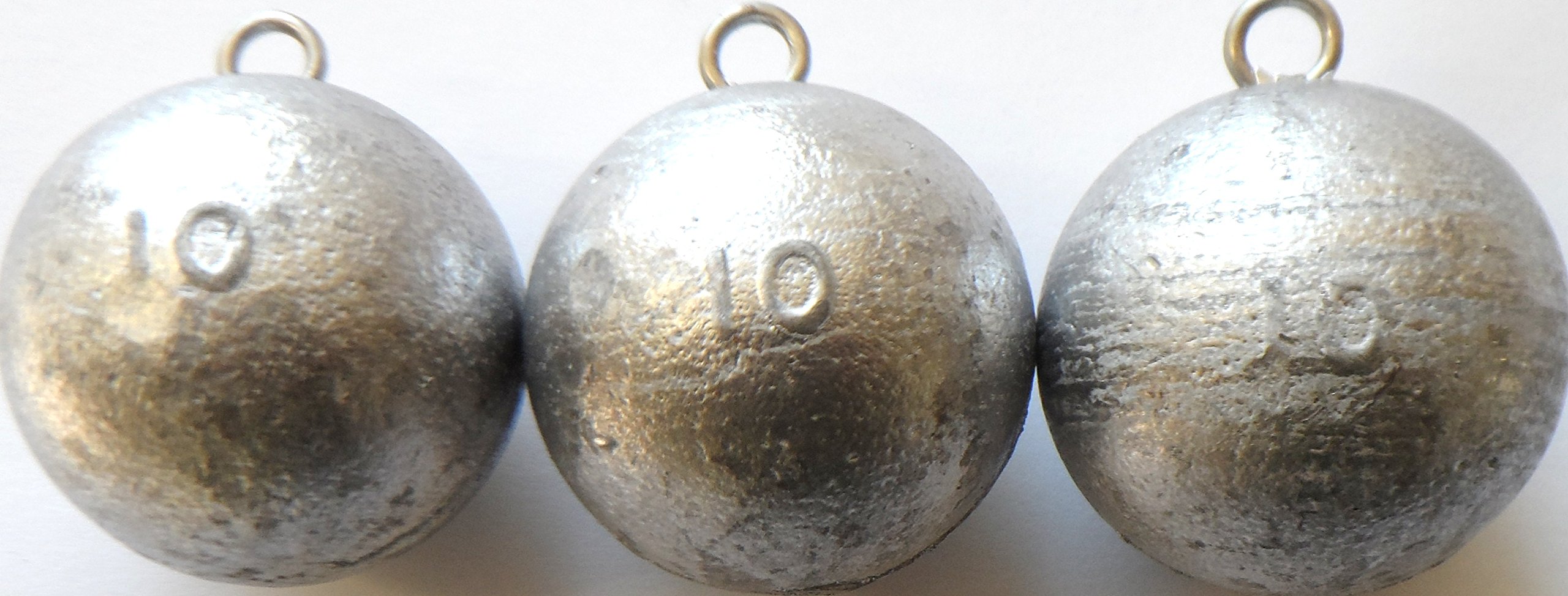 fishwithfinn 10oz Cannon Ball Sea Fishing Weights Pack Of 3