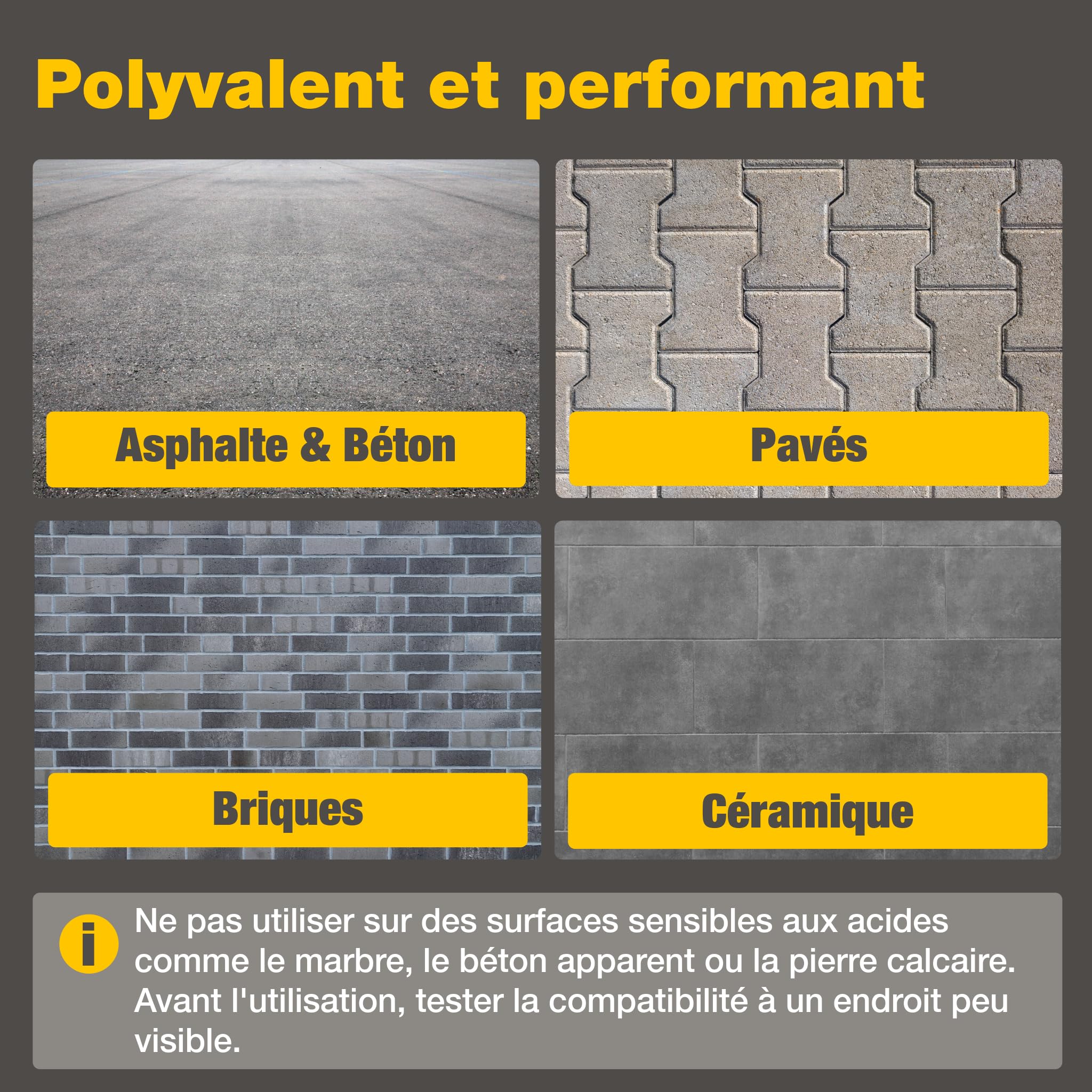 bio-chem Détachant pour taches d'huile 1L pour les pavés et le béton | Détachant concentré biodégradable - Nettoyage sols en pierre et asphalte - Nettoyant voitures, garages et terrasses