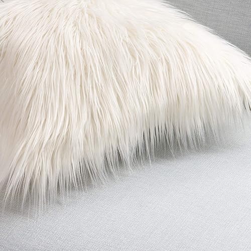 Miniatura 3 de Ashler - Juego de 2 fundas decorativas para cojín, de cuero sintético, para sofá, dormitorio, auto