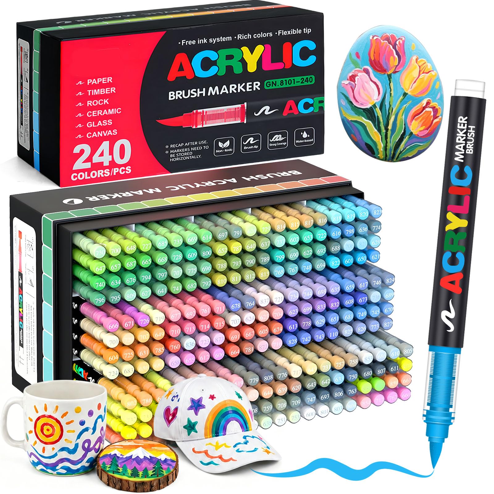 Melifluo Acrylic Paint Pens Set