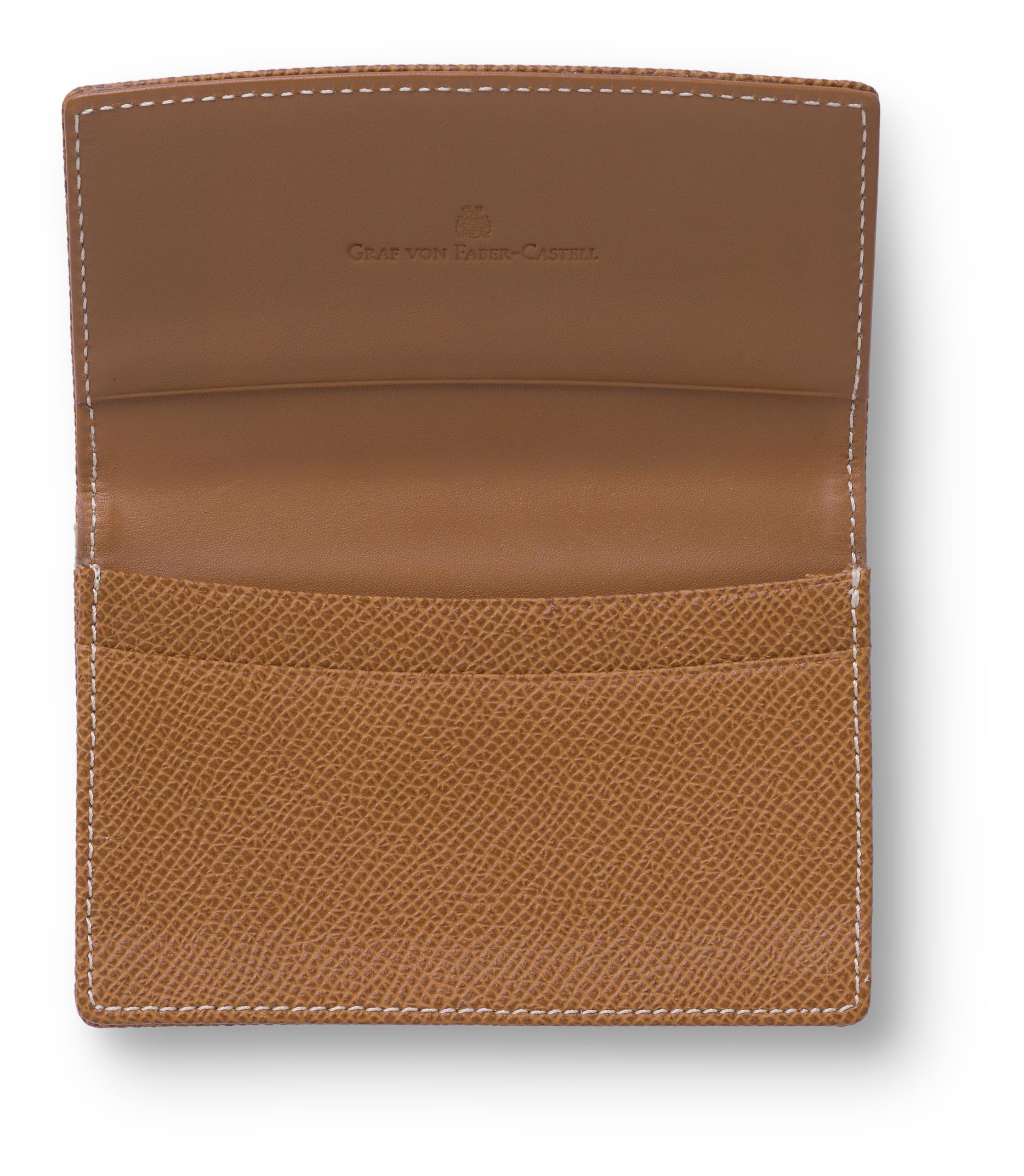 Faber-Castell Graf GvFC - Funda para tarjetas de visita, color marrón