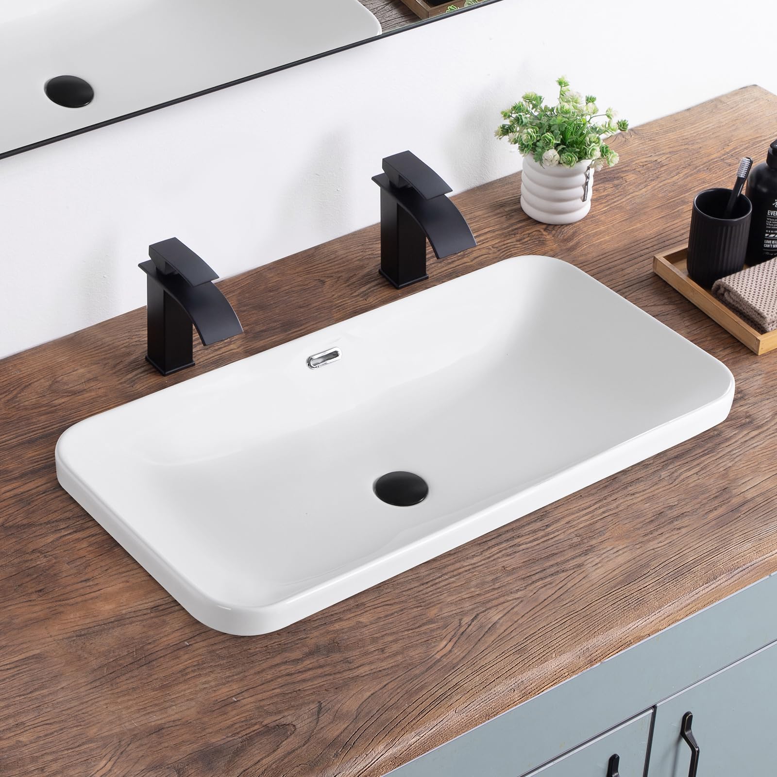 KDKSC semi recessed sink