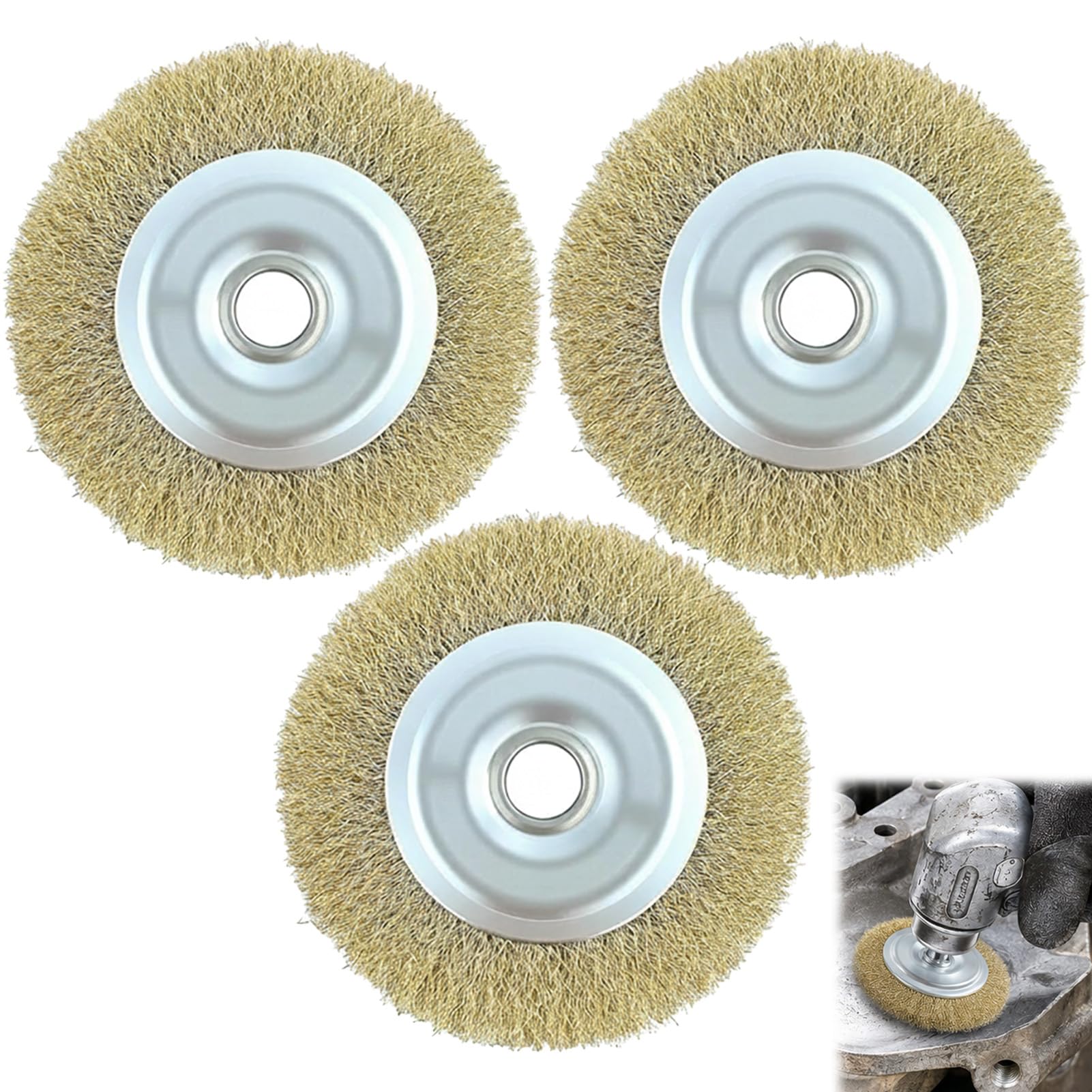 RAC814 Wire Brush Replacement for Ryobi Patio Cleaner Cleaning Metal Brush