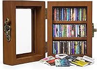 DIIWOODX Anxiety Bookshelf: 60PCS Wooden Mini Books for Stress Relief, Miniature Library Decor & Unique Gift for Book Lovers - Brown