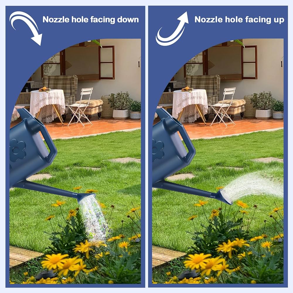 Arrosoir Pour Plantes D'extérieur, Avec Long Bec Amovible, Grand Arrosoir En Plastique Pour Fleurs De Jardin, Plantes D'extérieur, Maison, Fleur (vert