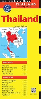 Thailand Travel Map Seventh Edition (Periplus Travel Maps)