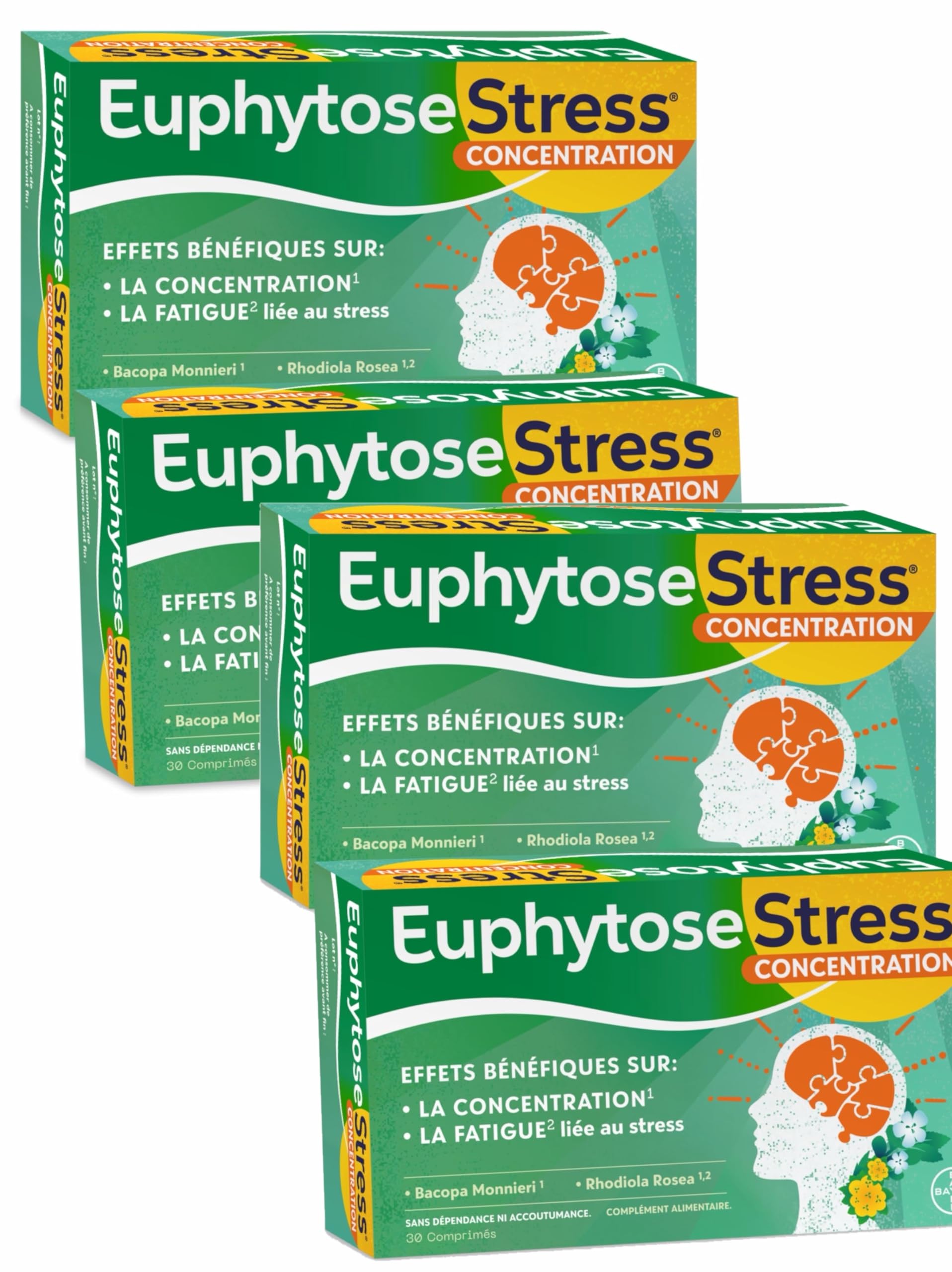 Euphytose Zen 30 comprimés - Lot de 4 boites (4)