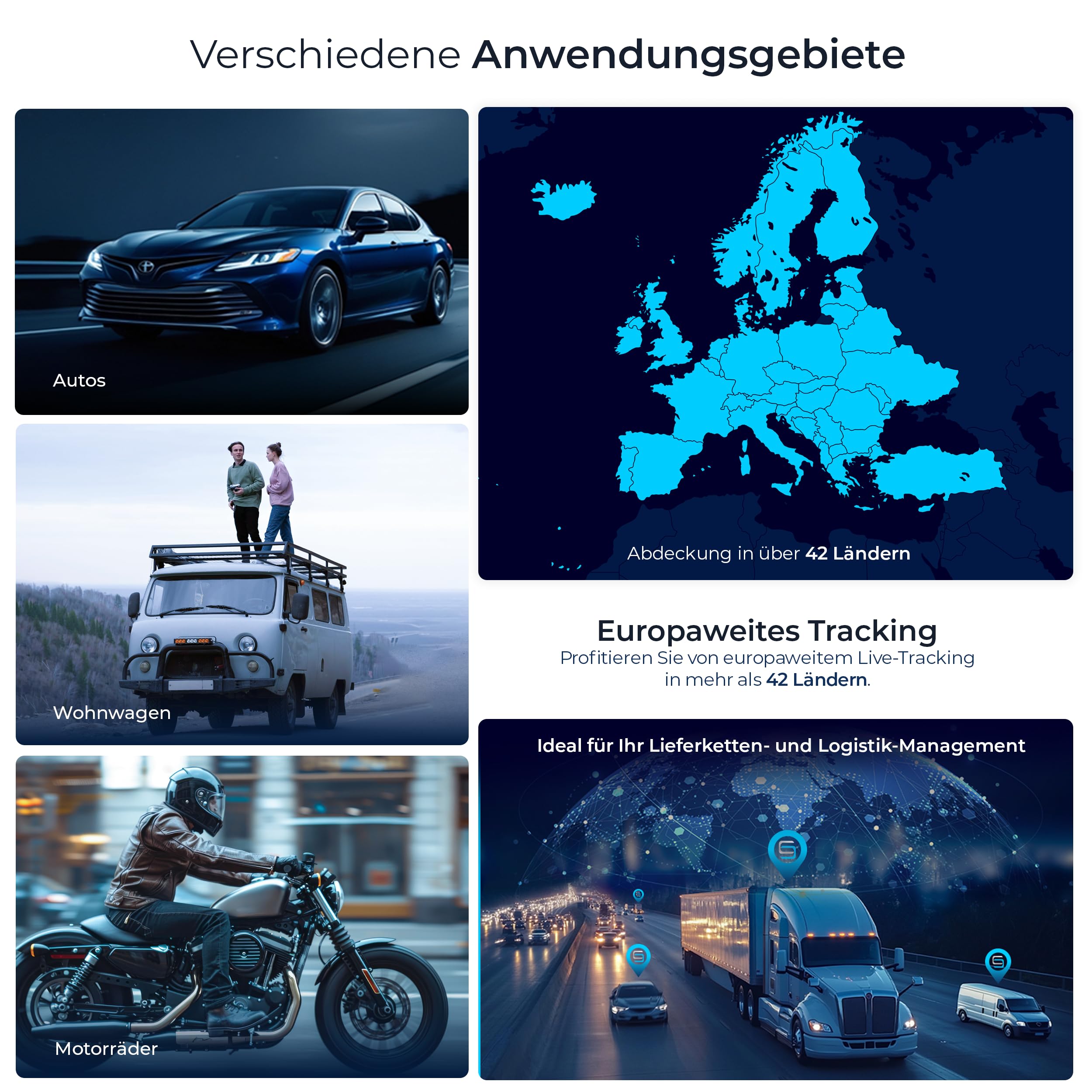 SALIND GPS - Salind 01 4G GPS Tracker - GPS Tracker Auto, Motorrad, Fahrzeuge, LKW's - Diebstahlschutz - Online, 4G, weltweit und Echtzeit Ortung mit App - Direktanschluss KFZ-Batterie (9-75V)