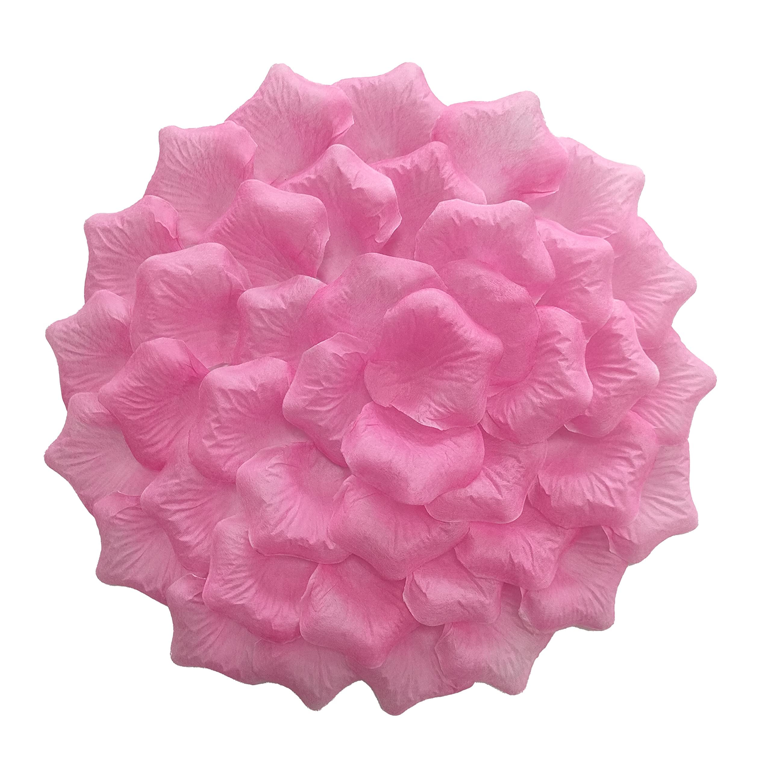 Amazon.co.jp: ATFL 0.85ポンド ピンクのバラの花びら、ロマンチックな